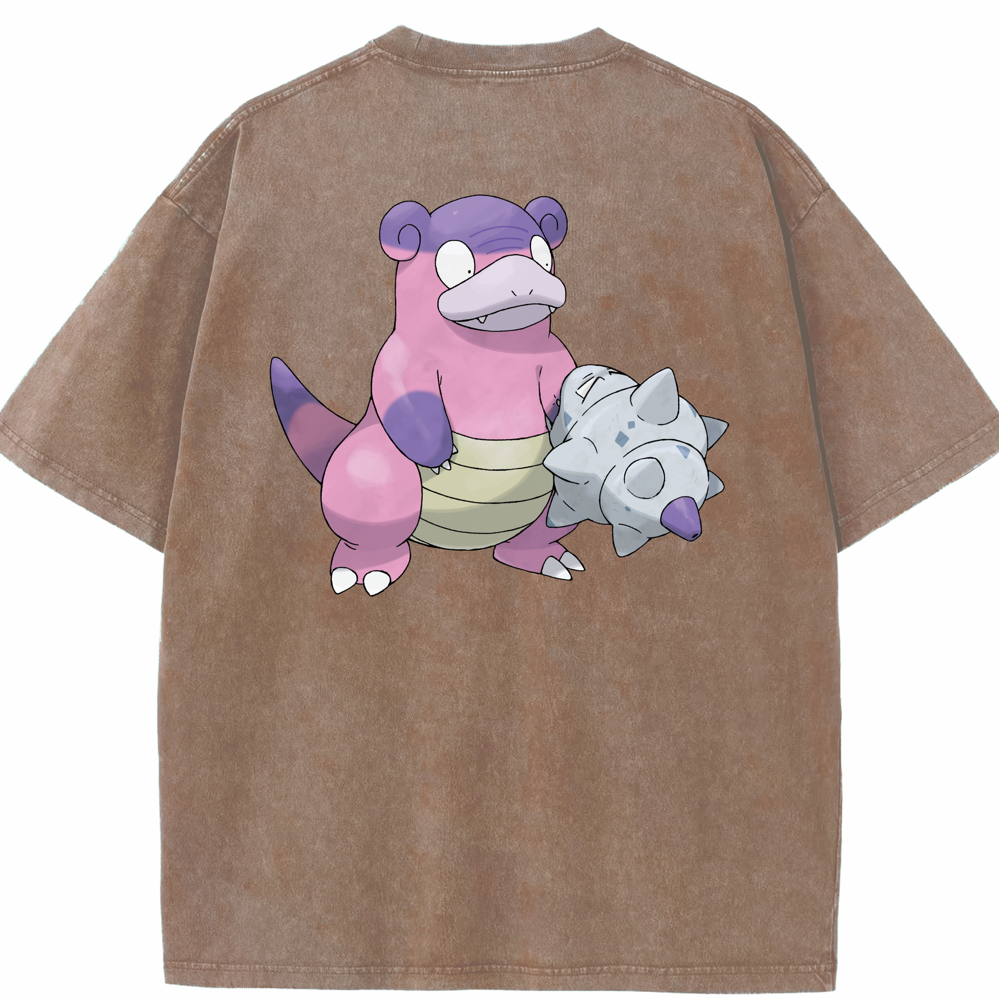（画像用） ポケットモンスター Pokémon 綿100% ヴィンテージ風 半袖Tシャツ（背面プリント）