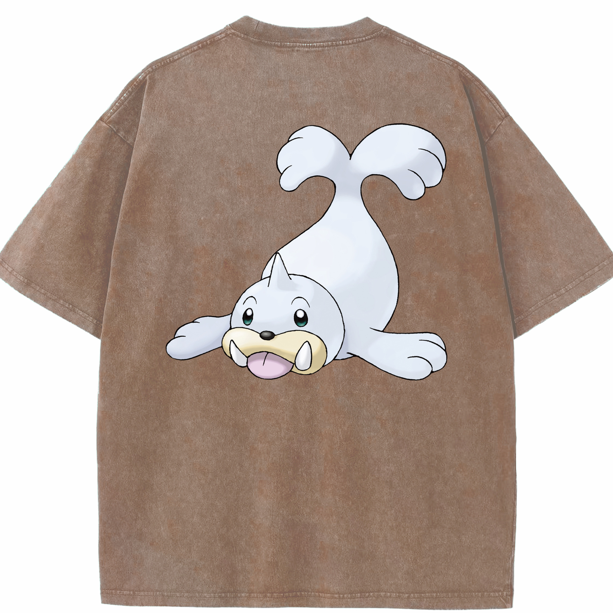 （画像用） ポケットモンスター Pokémon 綿100% ヴィンテージ風 半袖Tシャツ（背面プリント）