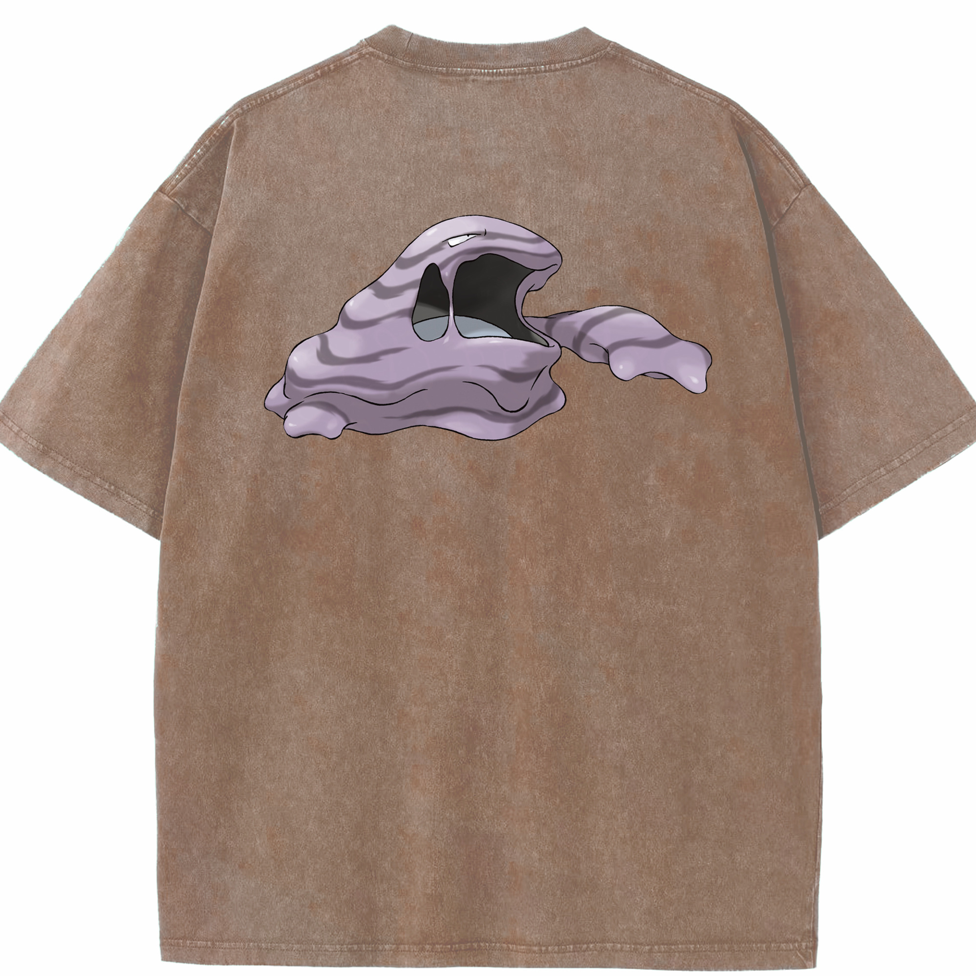 （画像用） ポケットモンスター Pokémon 綿100% ヴィンテージ風 半袖Tシャツ（背面プリント）