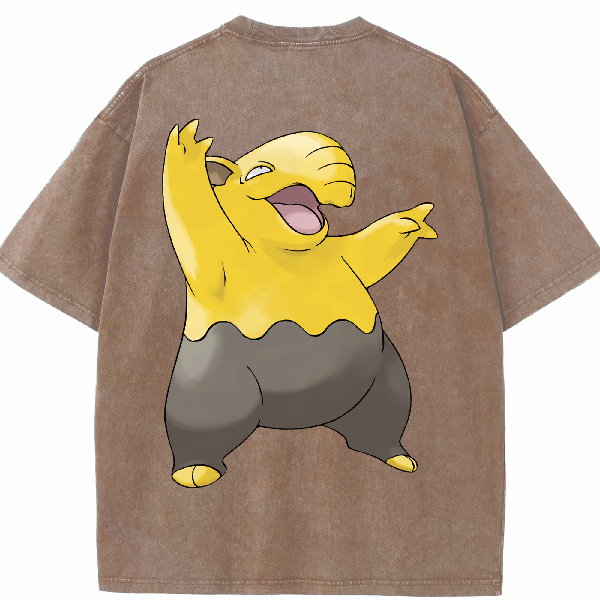 （画像用） ポケットモンスター Pokémon 綿100% ヴィンテージ風 半袖Tシャツ（背面プリント）