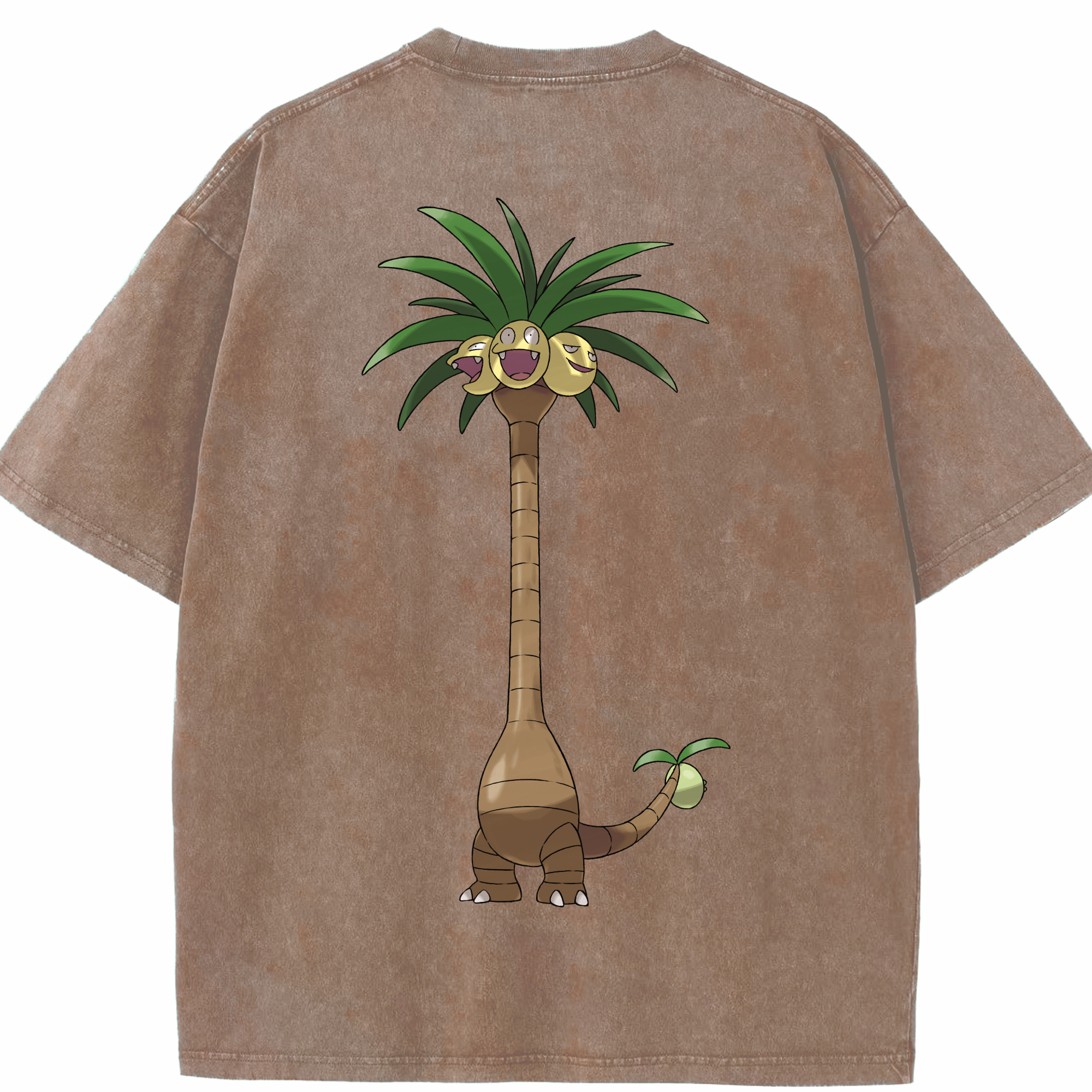 （画像用） ポケットモンスター Pokémon 綿100% ヴィンテージ風 半袖Tシャツ（背面プリント）