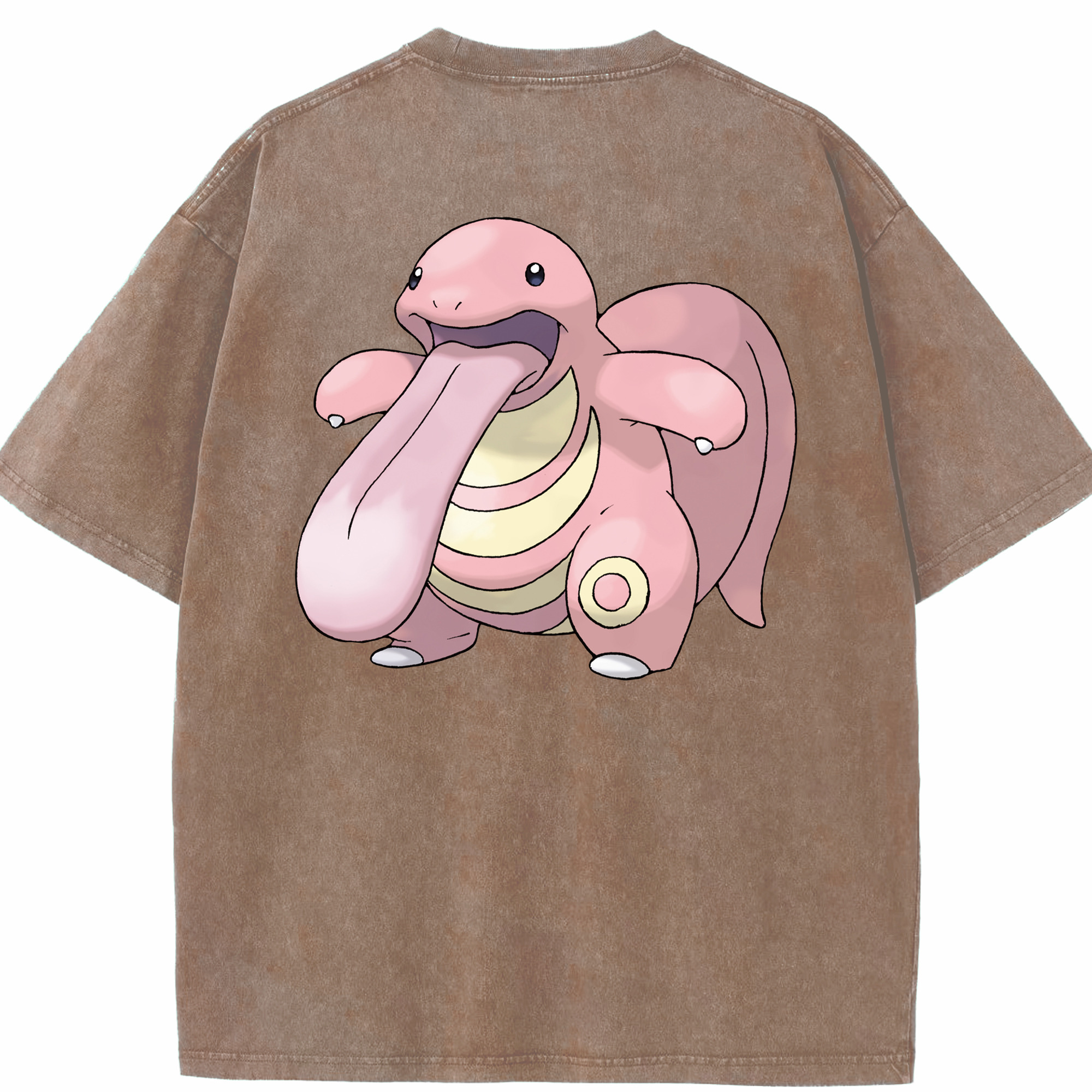 （画像用） ポケットモンスター Pokémon 綿100% ヴィンテージ風 半袖Tシャツ（背面プリント）