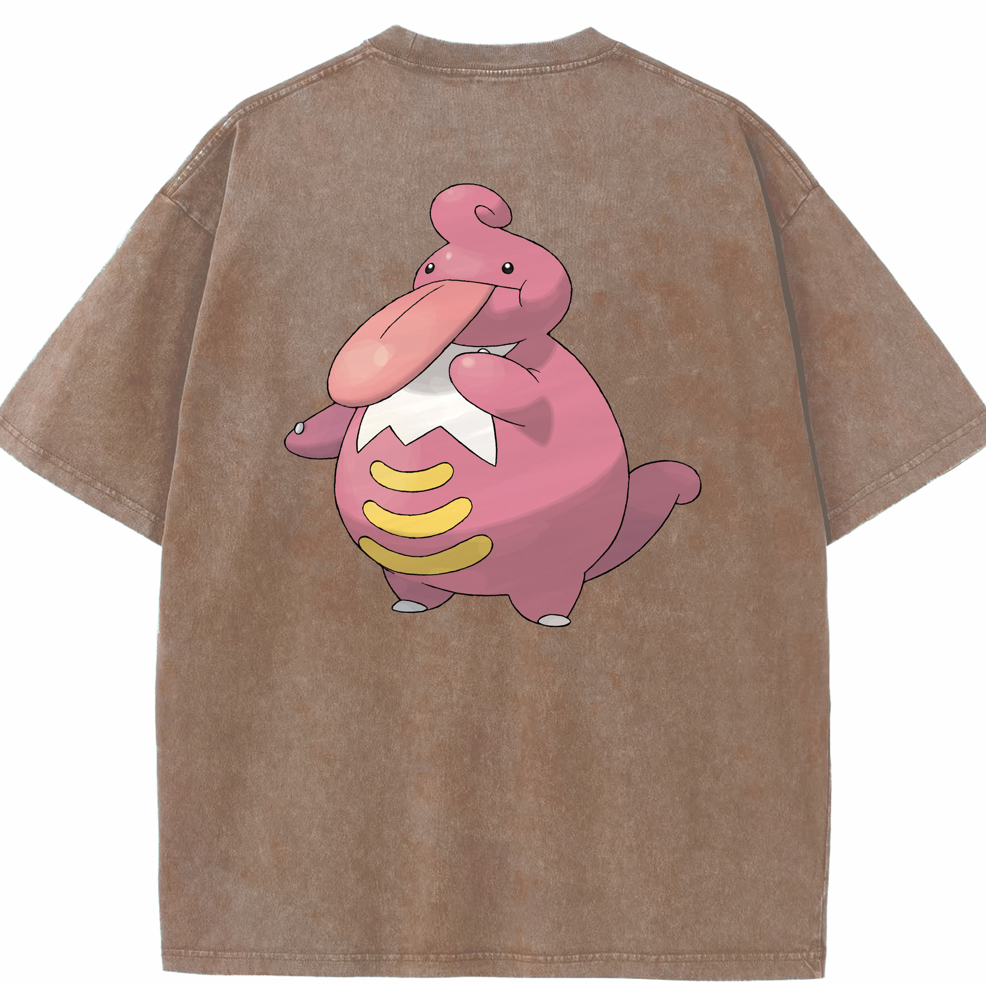 （画像用） ポケットモンスター Pokémon 綿100% ヴィンテージ風 半袖Tシャツ（背面プリント）