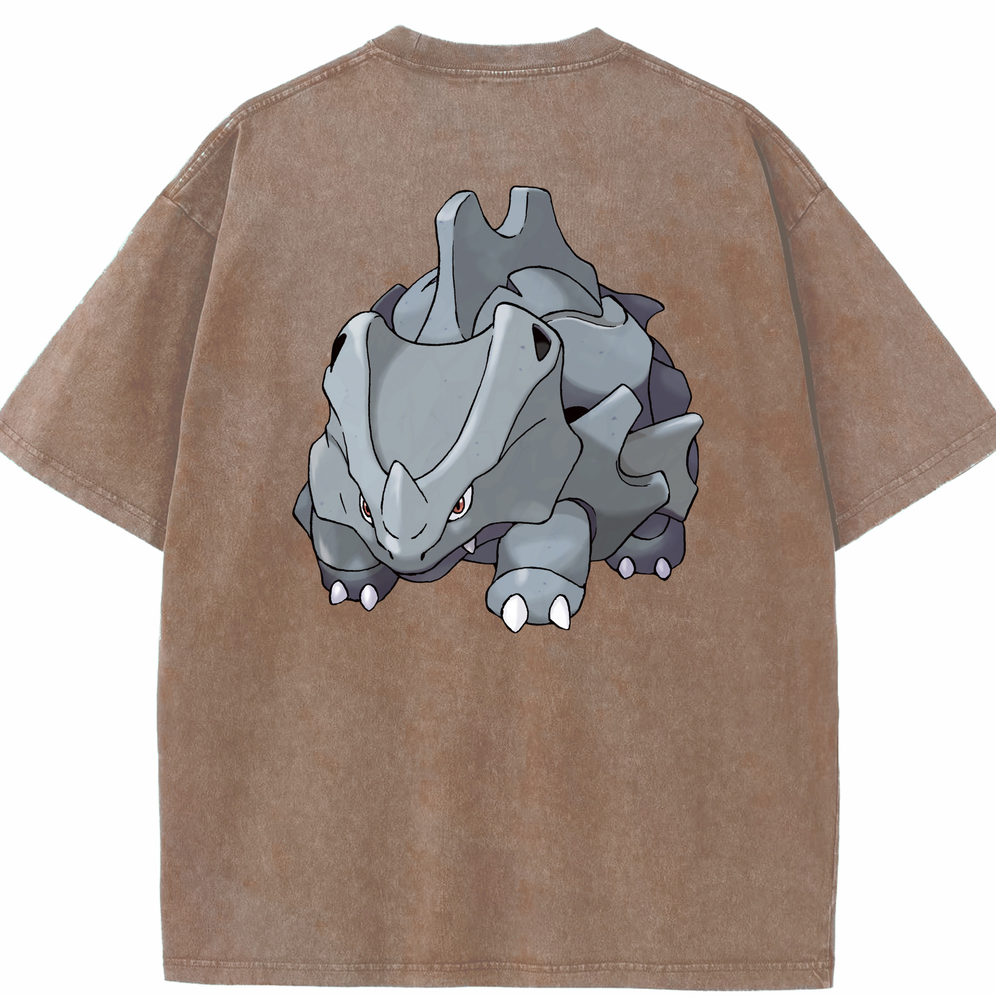 （画像用） ポケットモンスター Pokémon 綿100% ヴィンテージ風 半袖Tシャツ（背面プリント）