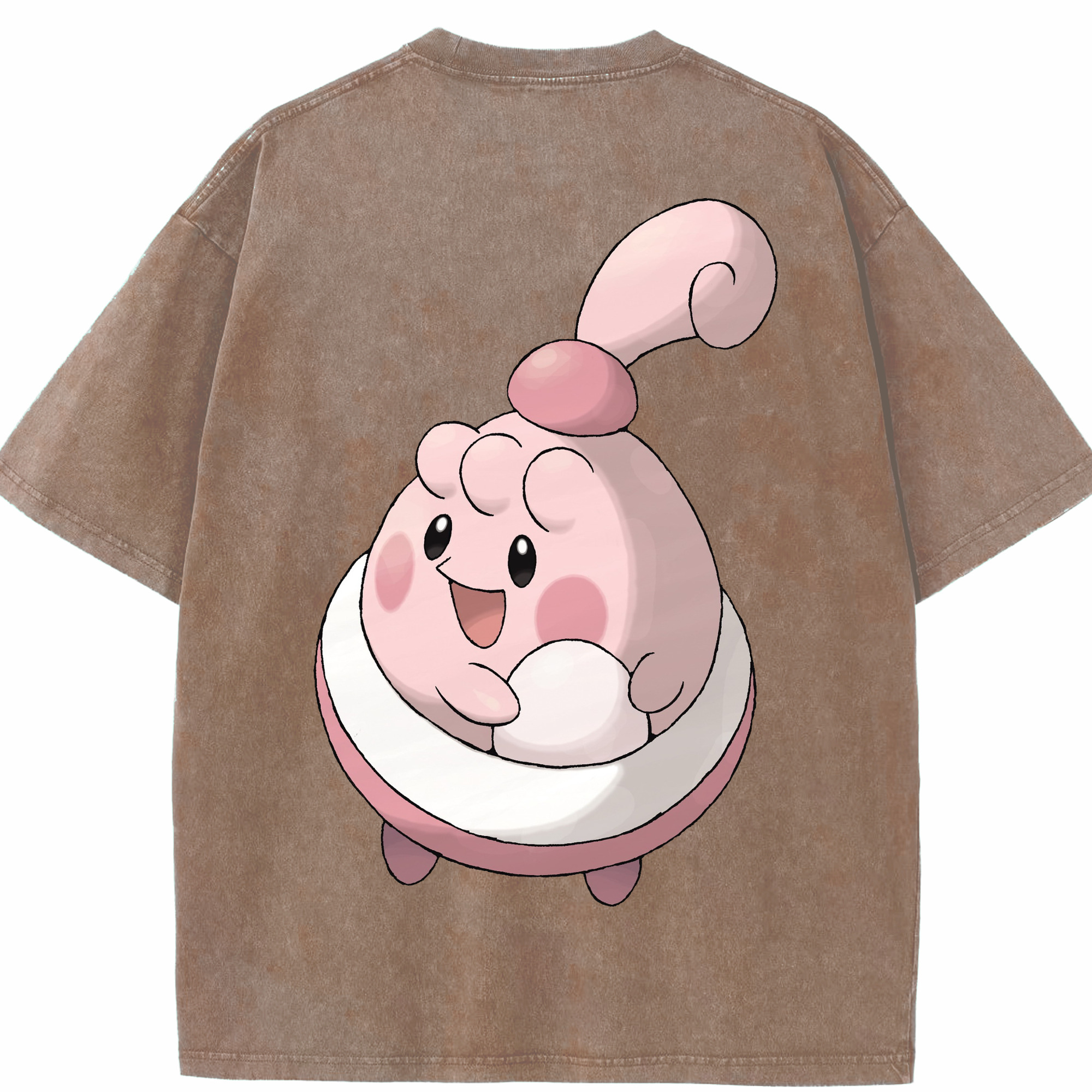 （画像用） ポケットモンスター Pokémon 綿100% ヴィンテージ風 半袖Tシャツ（背面プリント）
