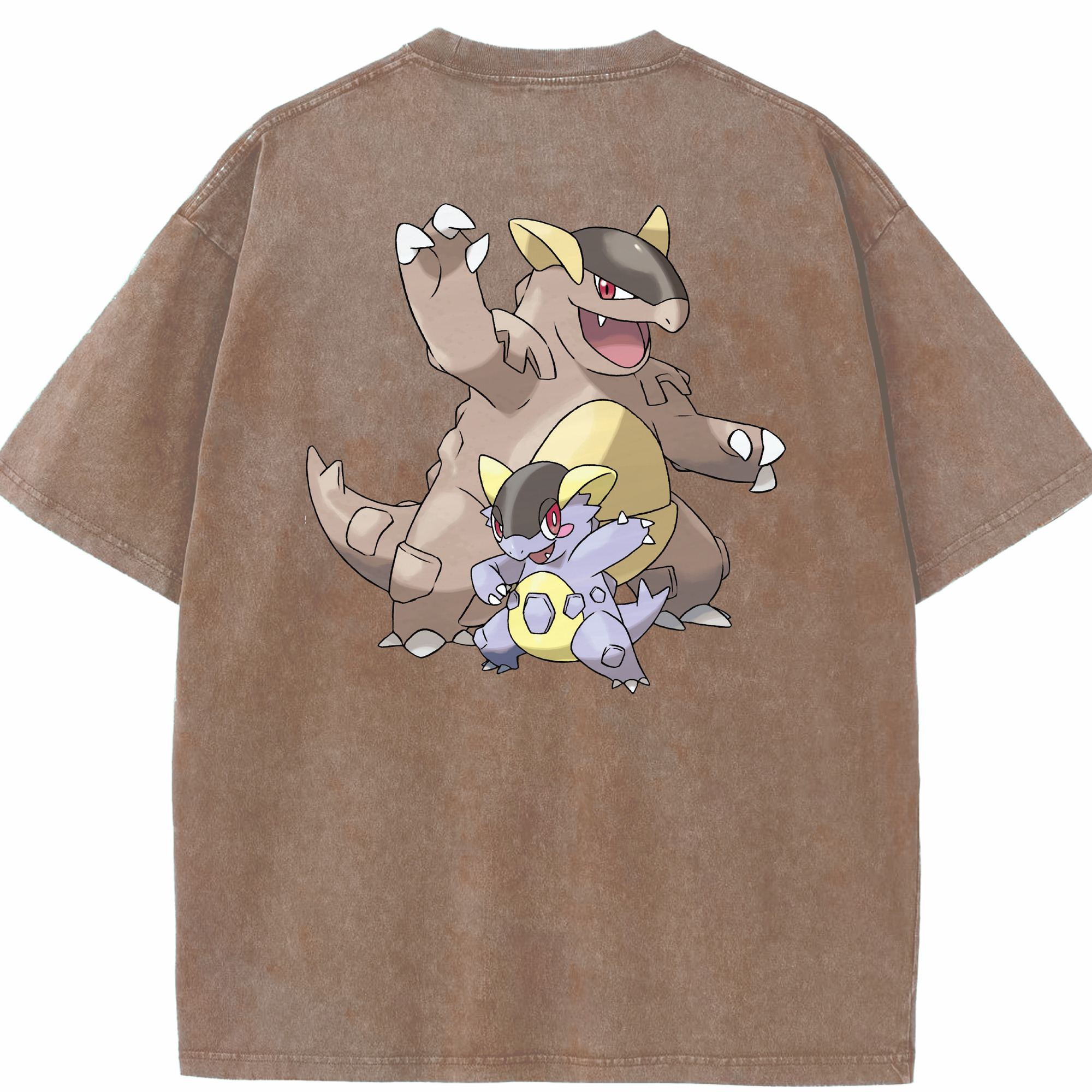 （画像用） ポケットモンスター Pokémon 綿100% ヴィンテージ風 半袖Tシャツ（背面プリント）