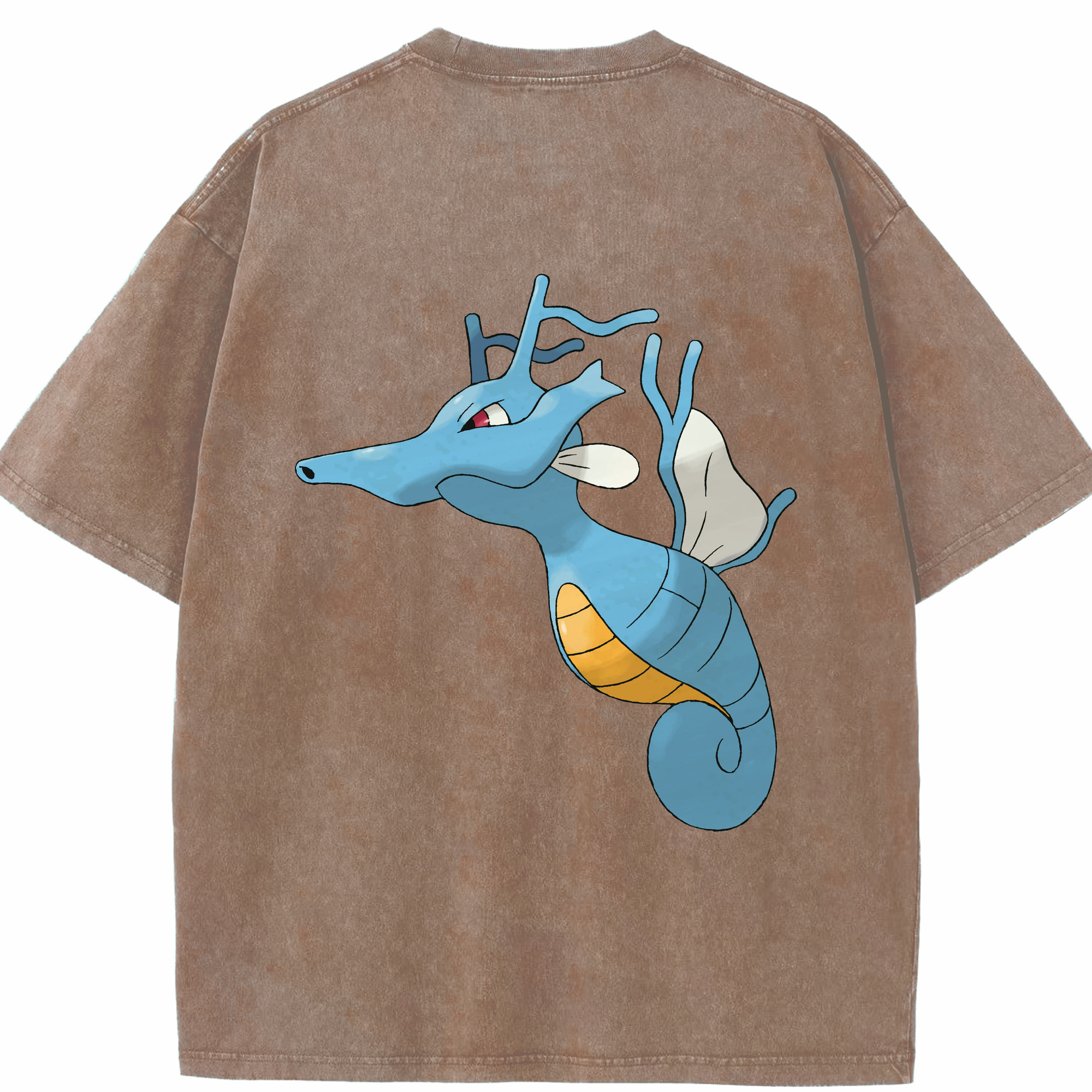 （画像用） ポケットモンスター Pokémon 綿100% ヴィンテージ風 半袖Tシャツ（背面プリント）