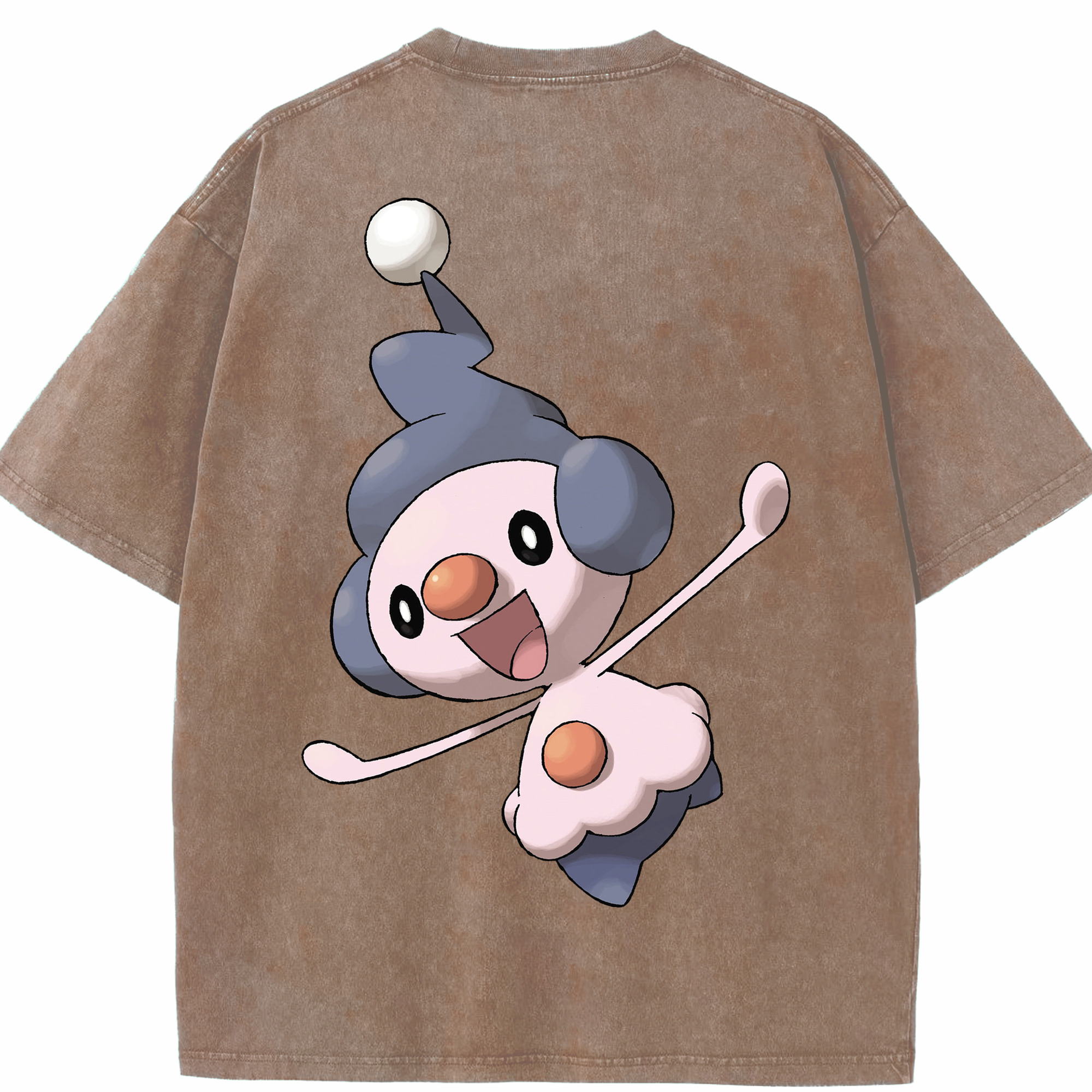 （画像用） ポケットモンスター Pokémon 綿100% ヴィンテージ風 半袖Tシャツ（背面プリント）