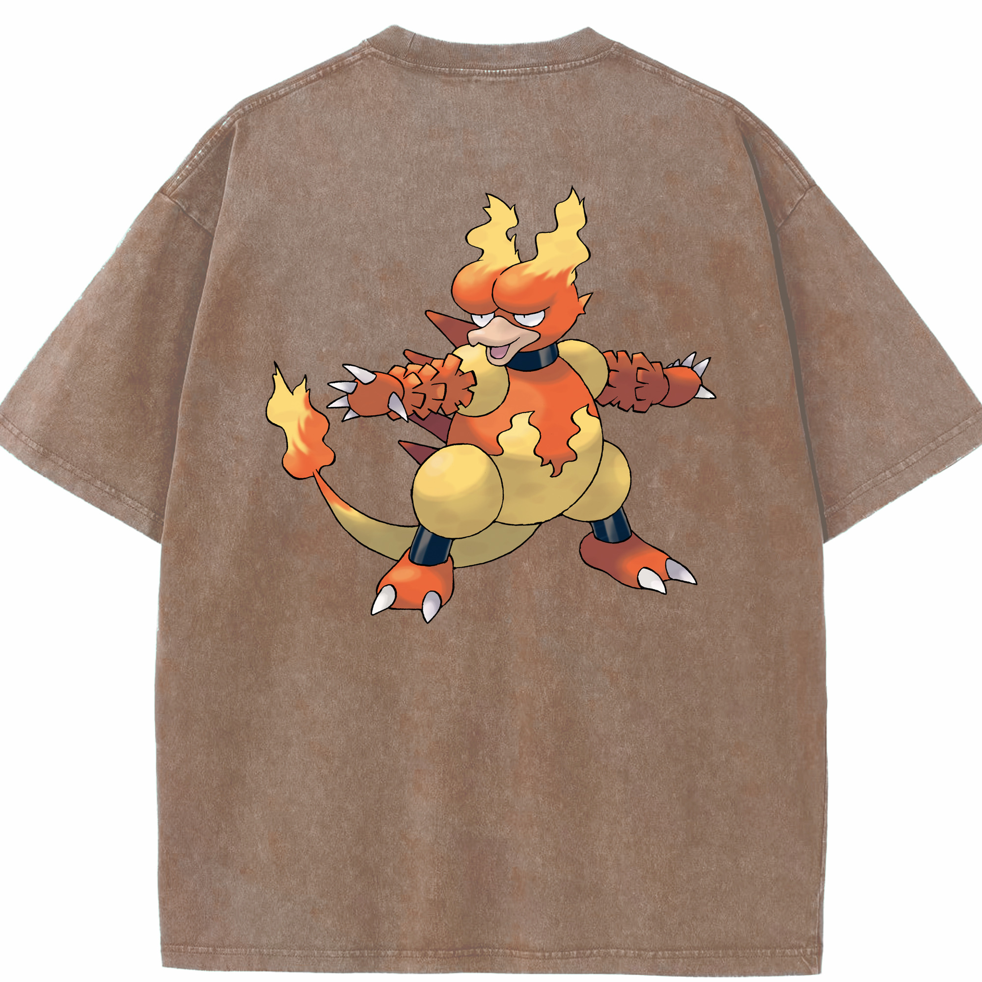 （画像用） ポケットモンスター Pokémon 綿100% ヴィンテージ風 半袖Tシャツ（背面プリント）
