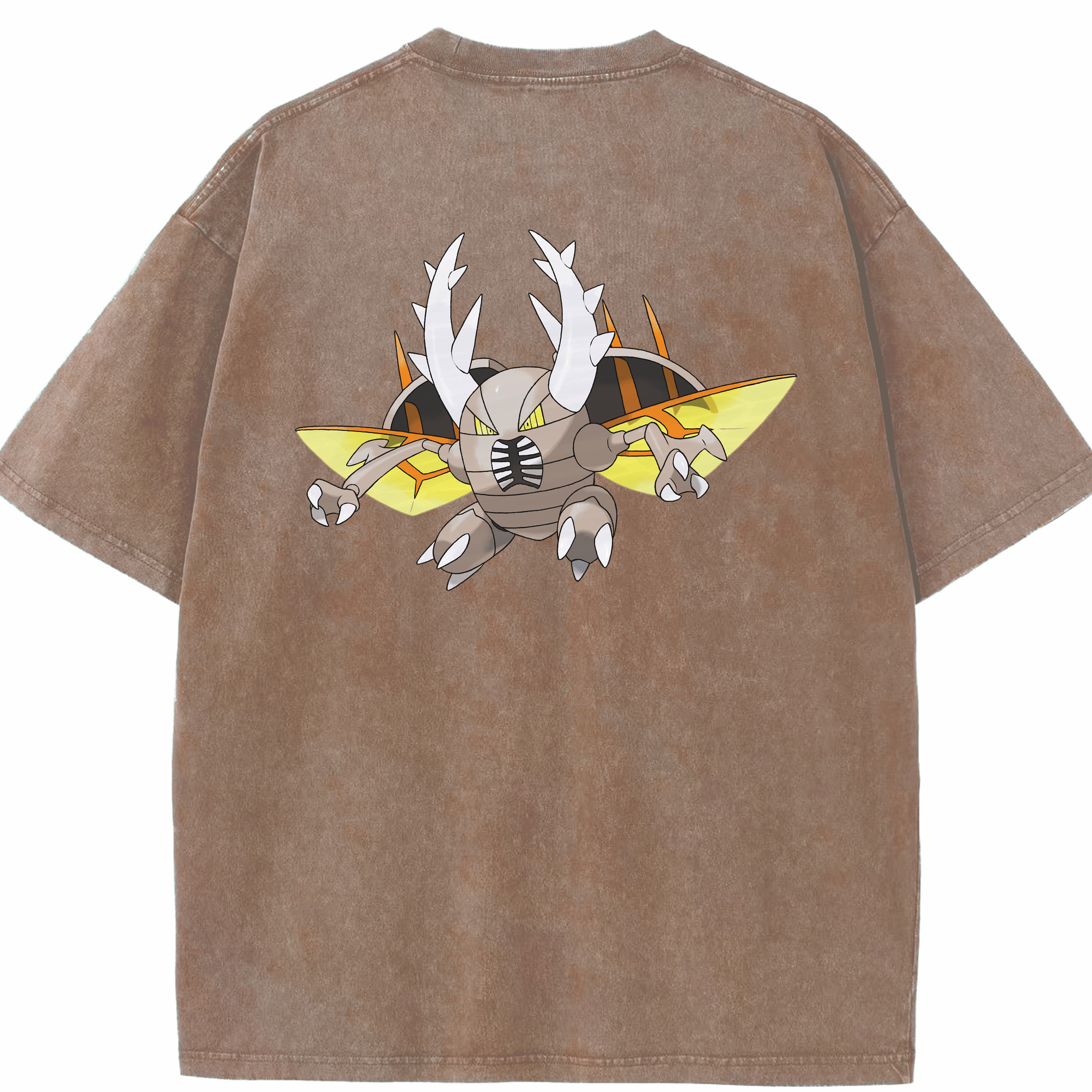（画像用） ポケットモンスター Pokémon 綿100% ヴィンテージ風 半袖Tシャツ（背面プリント）