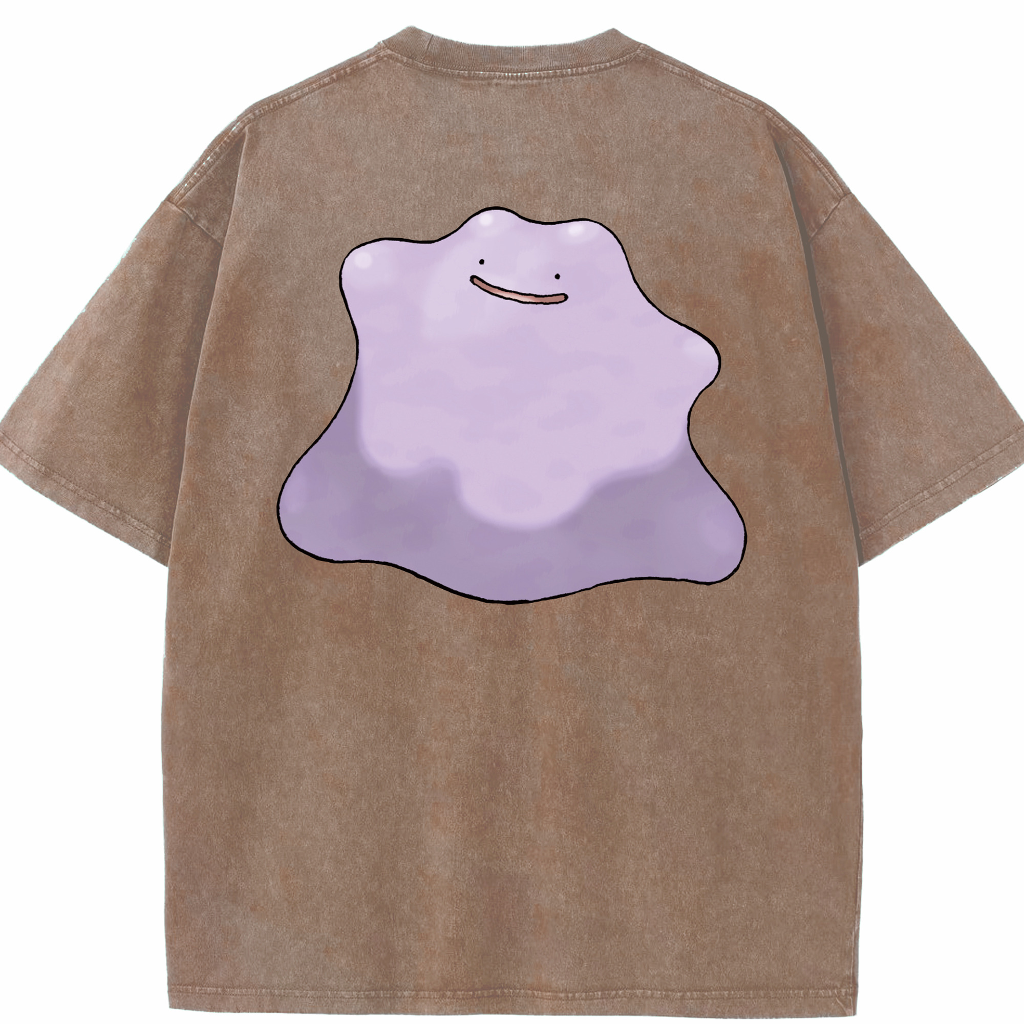 （画像用） ポケットモンスター Pokémon 綿100% ヴィンテージ風 半袖Tシャツ（背面プリント）