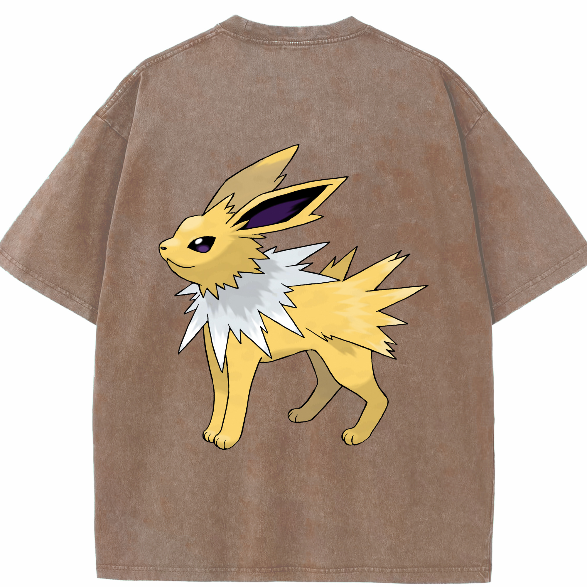 （画像用） ポケットモンスター Pokémon 綿100% ヴィンテージ風 半袖Tシャツ（背面プリント）