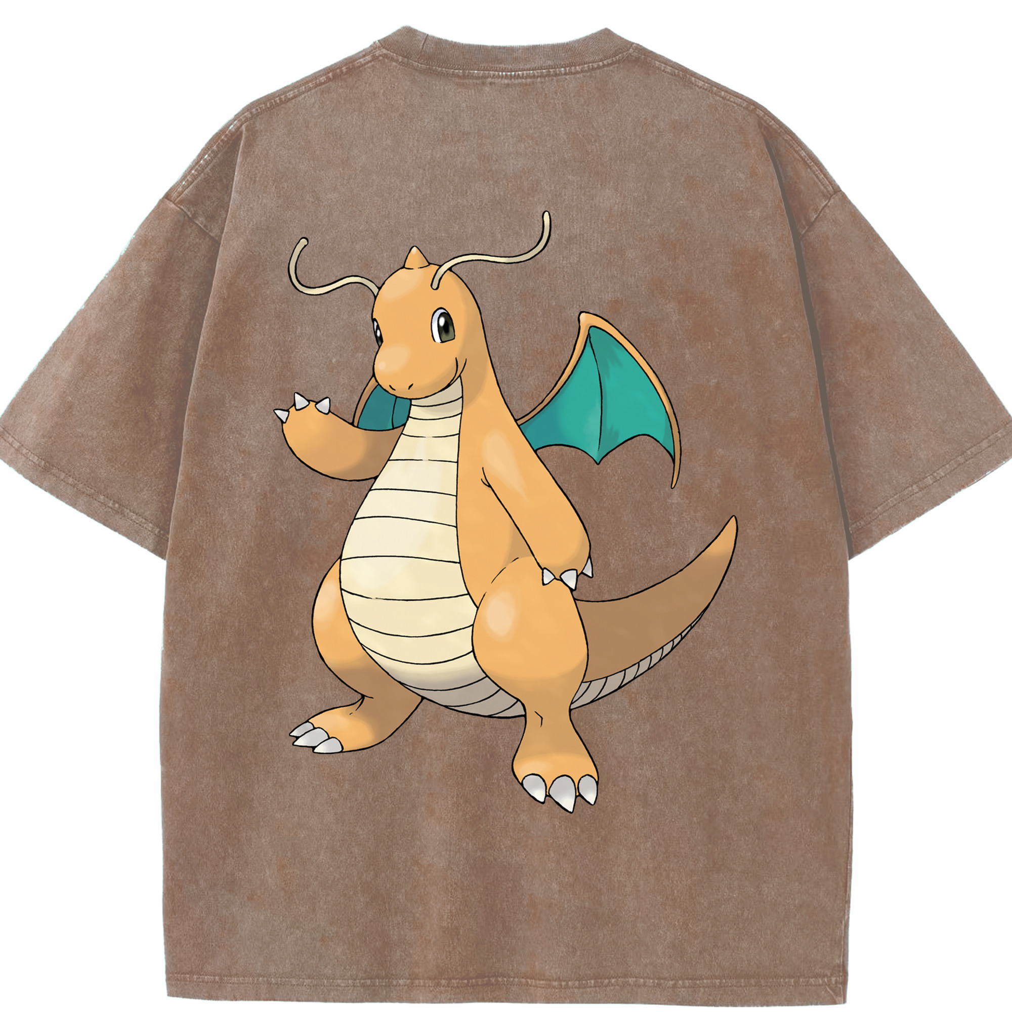 （画像用） ポケットモンスター Pokémon 綿100% ヴィンテージ風 半袖Tシャツ（背面プリント）