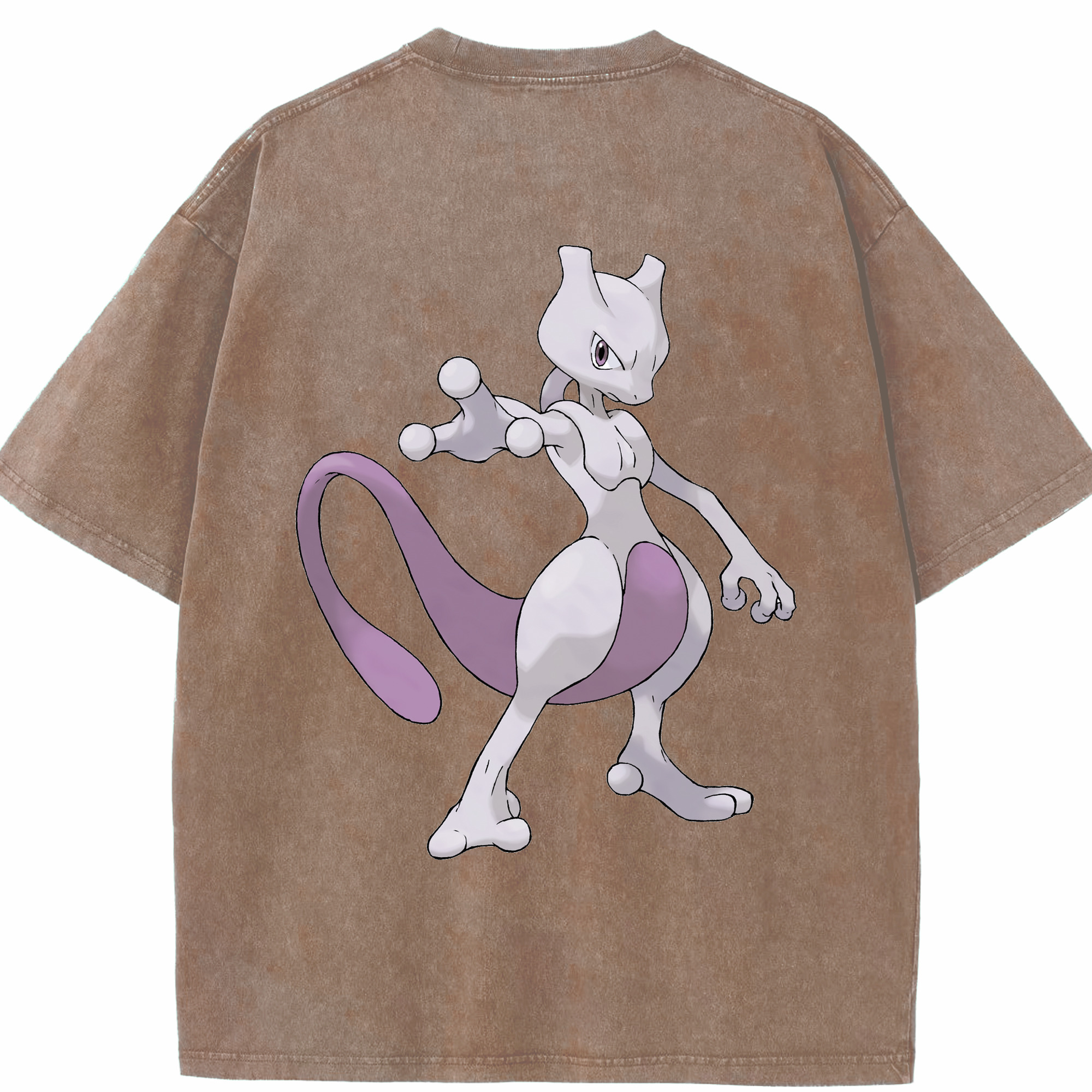 （画像用） ポケットモンスター Pokémon 綿100% ヴィンテージ風 半袖Tシャツ（背面プリント）