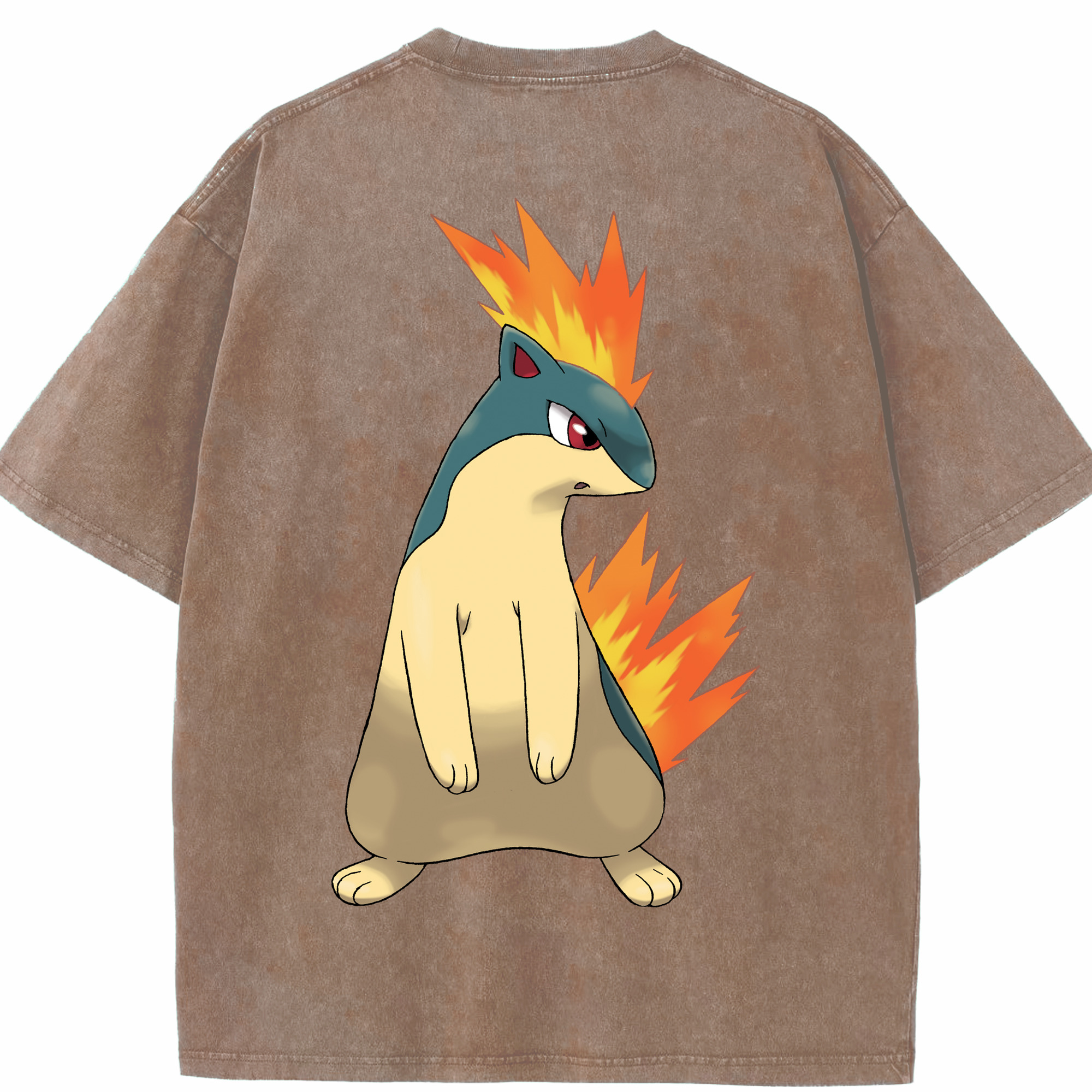 （画像用） ポケットモンスター Pokémon 綿100% ヴィンテージ風 半袖Tシャツ（背面プリント）