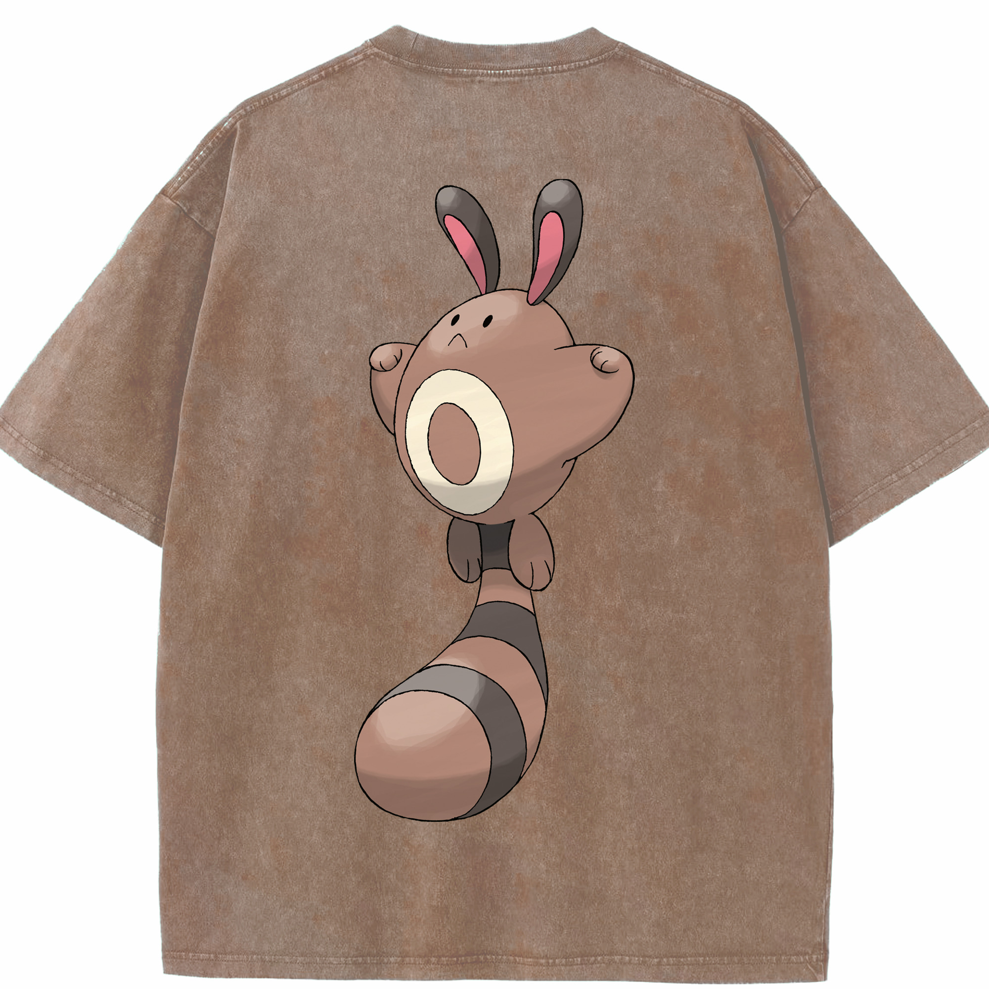 （画像用） ポケットモンスター Pokémon 綿100% ヴィンテージ風 半袖Tシャツ（背面プリント）