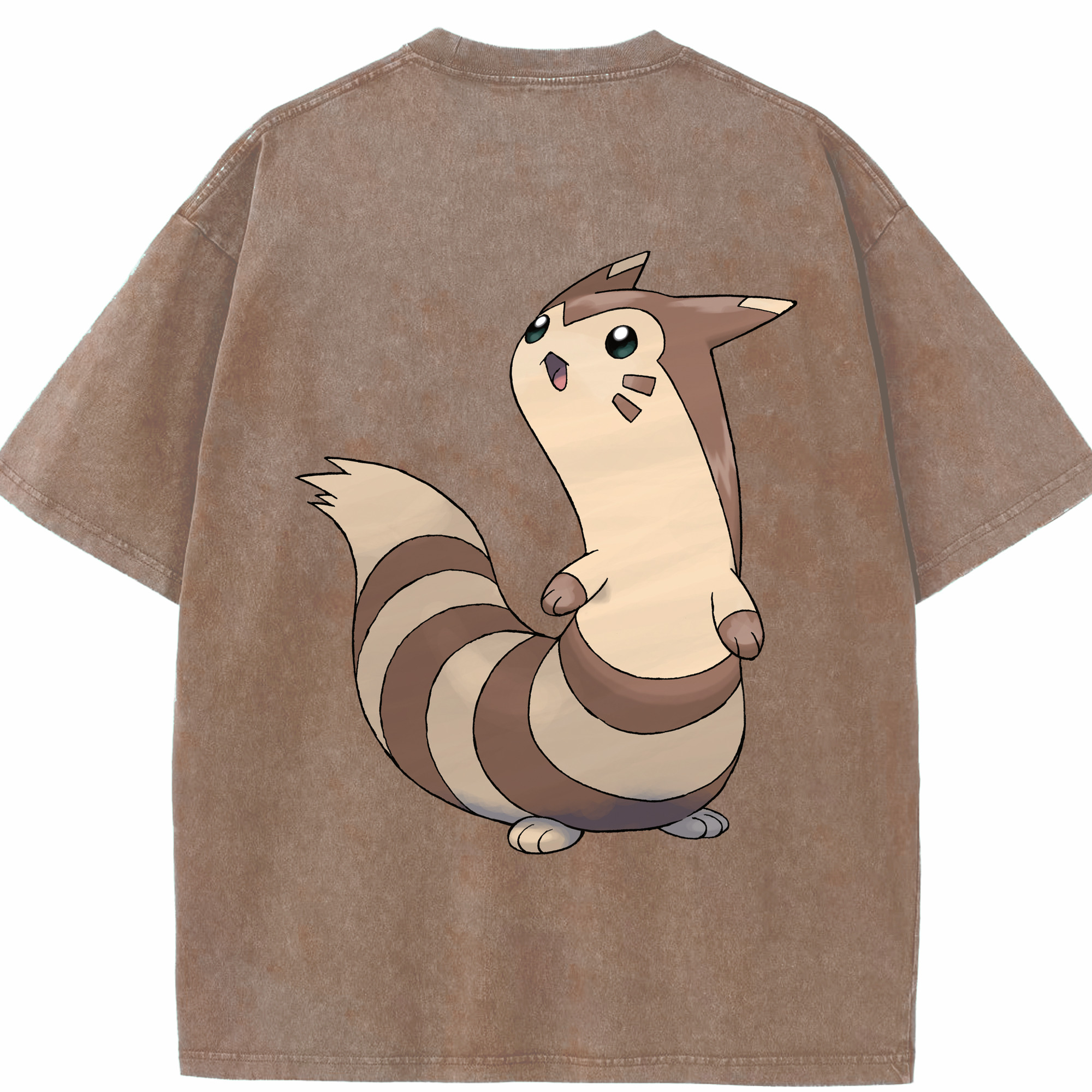 （画像用） ポケットモンスター Pokémon 綿100% ヴィンテージ風 半袖Tシャツ（背面プリント）