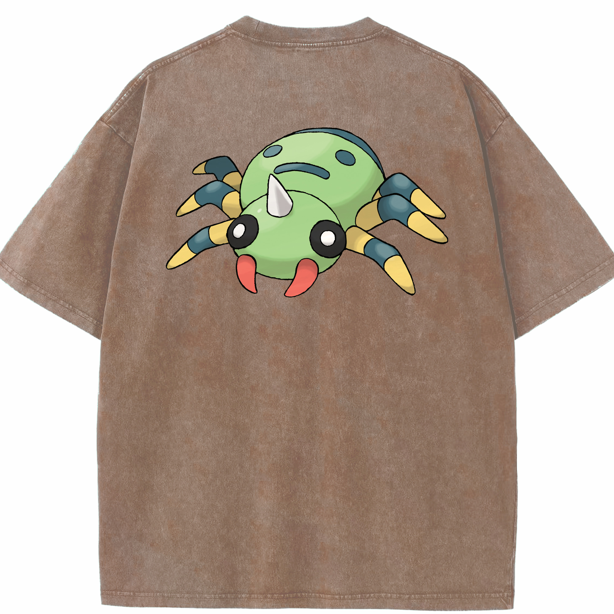 （画像用） ポケットモンスター Pokémon 綿100% ヴィンテージ風 半袖Tシャツ（背面プリント）