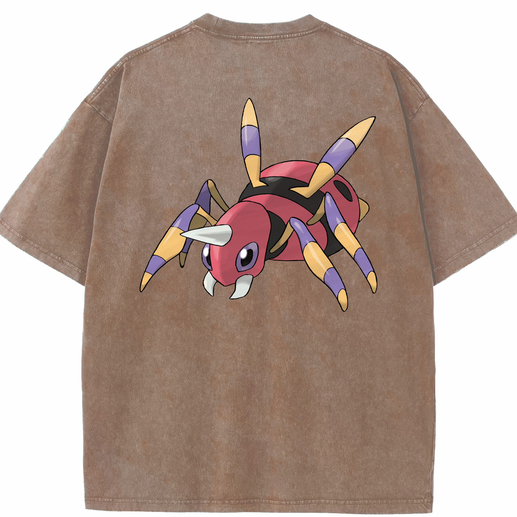 （画像用） ポケットモンスター Pokémon 綿100% ヴィンテージ風 半袖Tシャツ（背面プリント）