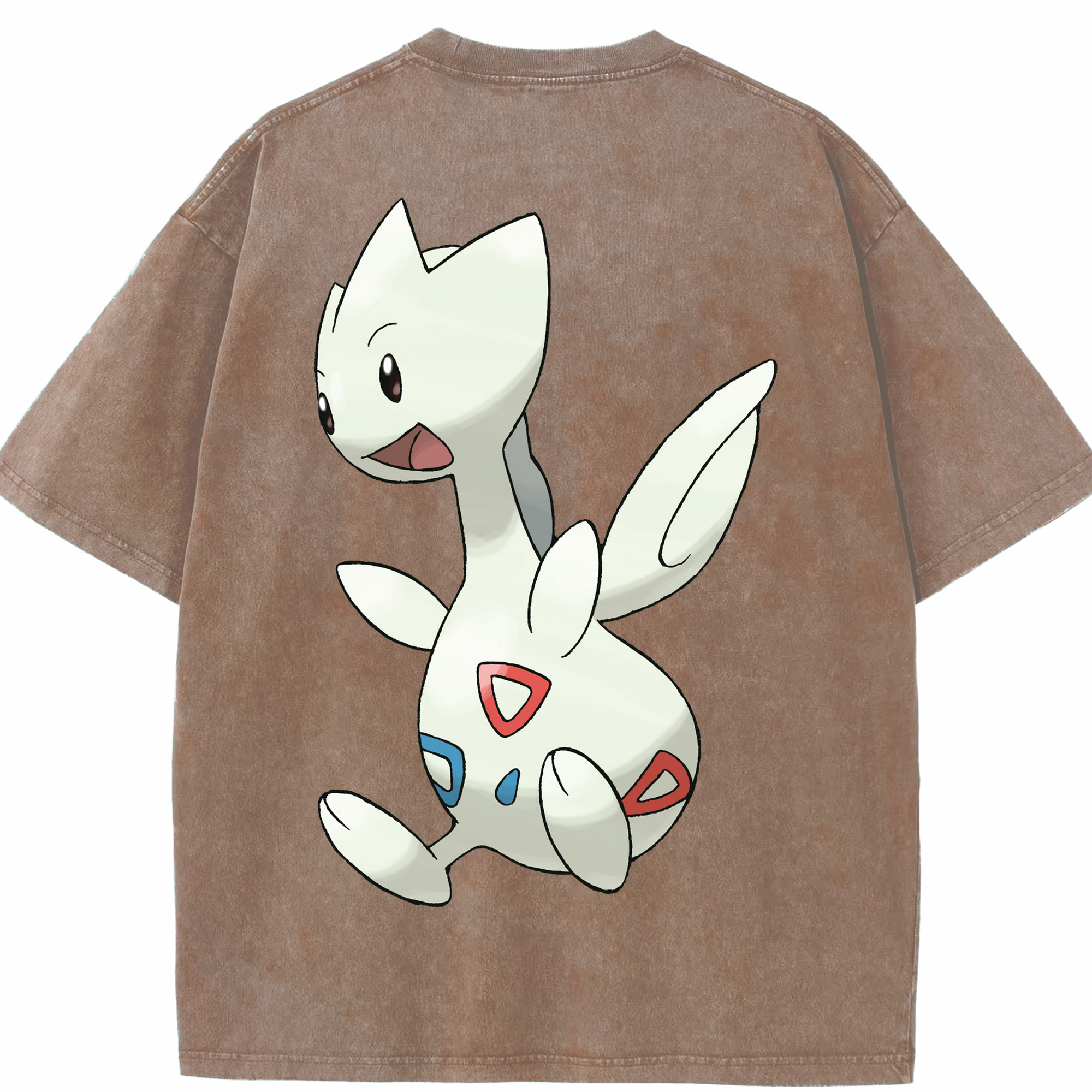 （画像用） ポケットモンスター Pokémon 綿100% ヴィンテージ風 半袖Tシャツ（背面プリント）