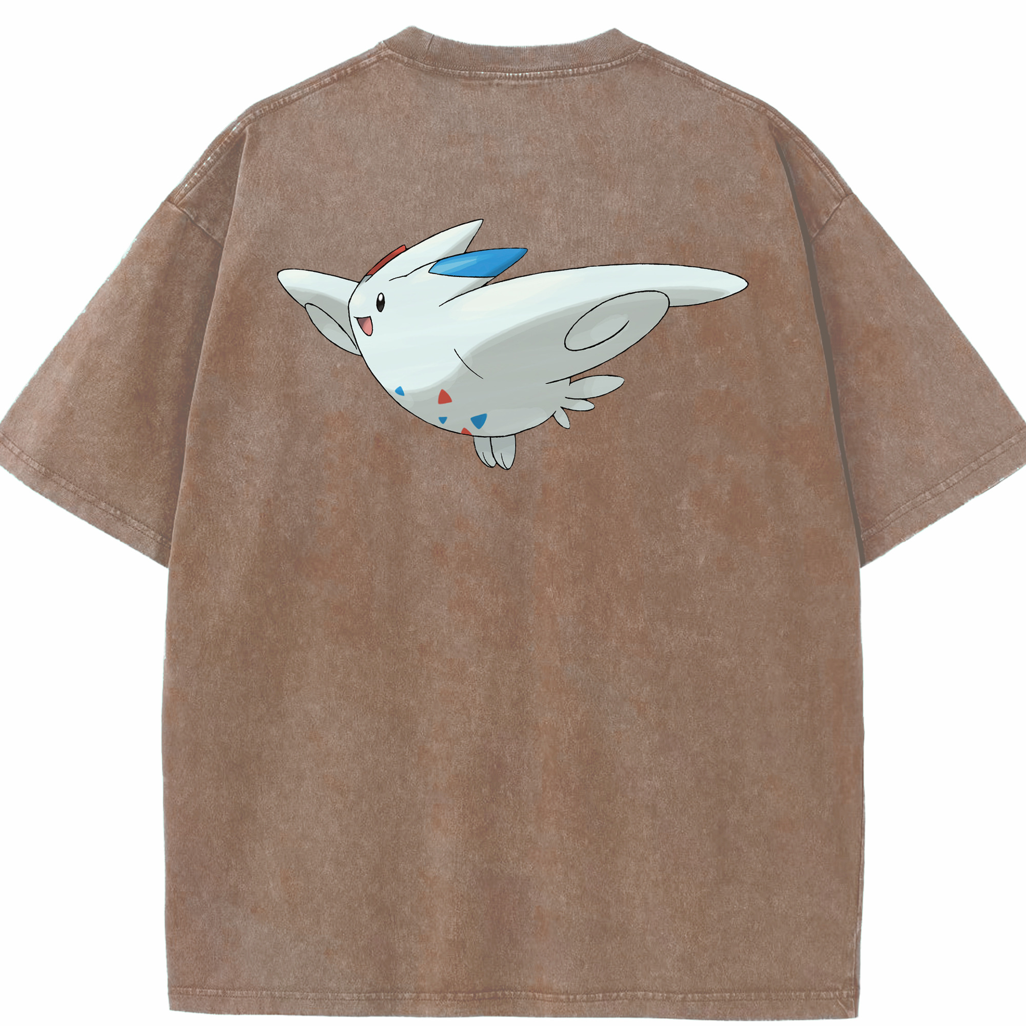 （画像用） ポケットモンスター Pokémon 綿100% ヴィンテージ風 半袖Tシャツ（背面プリント）