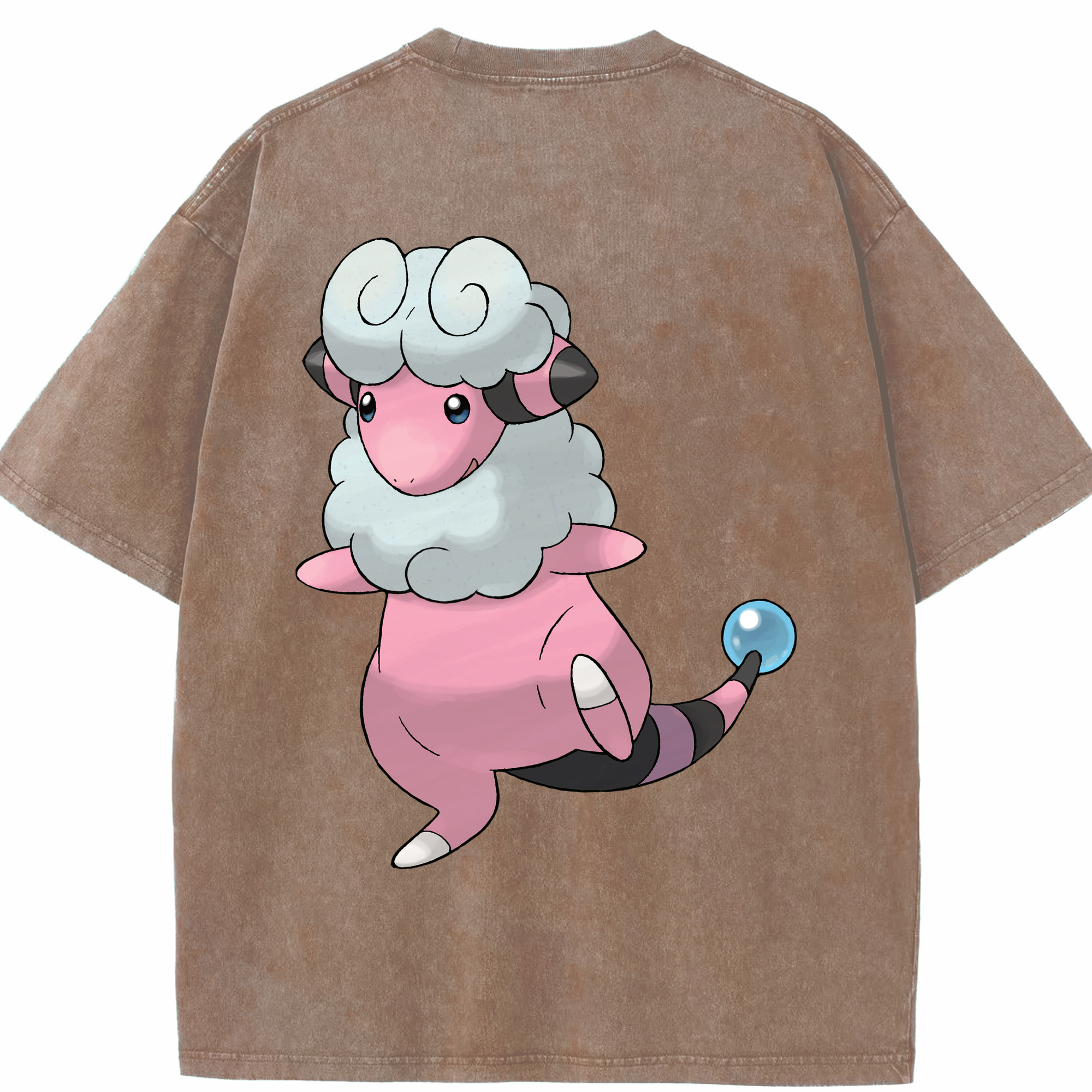 （画像用） ポケットモンスター Pokémon 綿100% ヴィンテージ風 半袖Tシャツ（背面プリント）