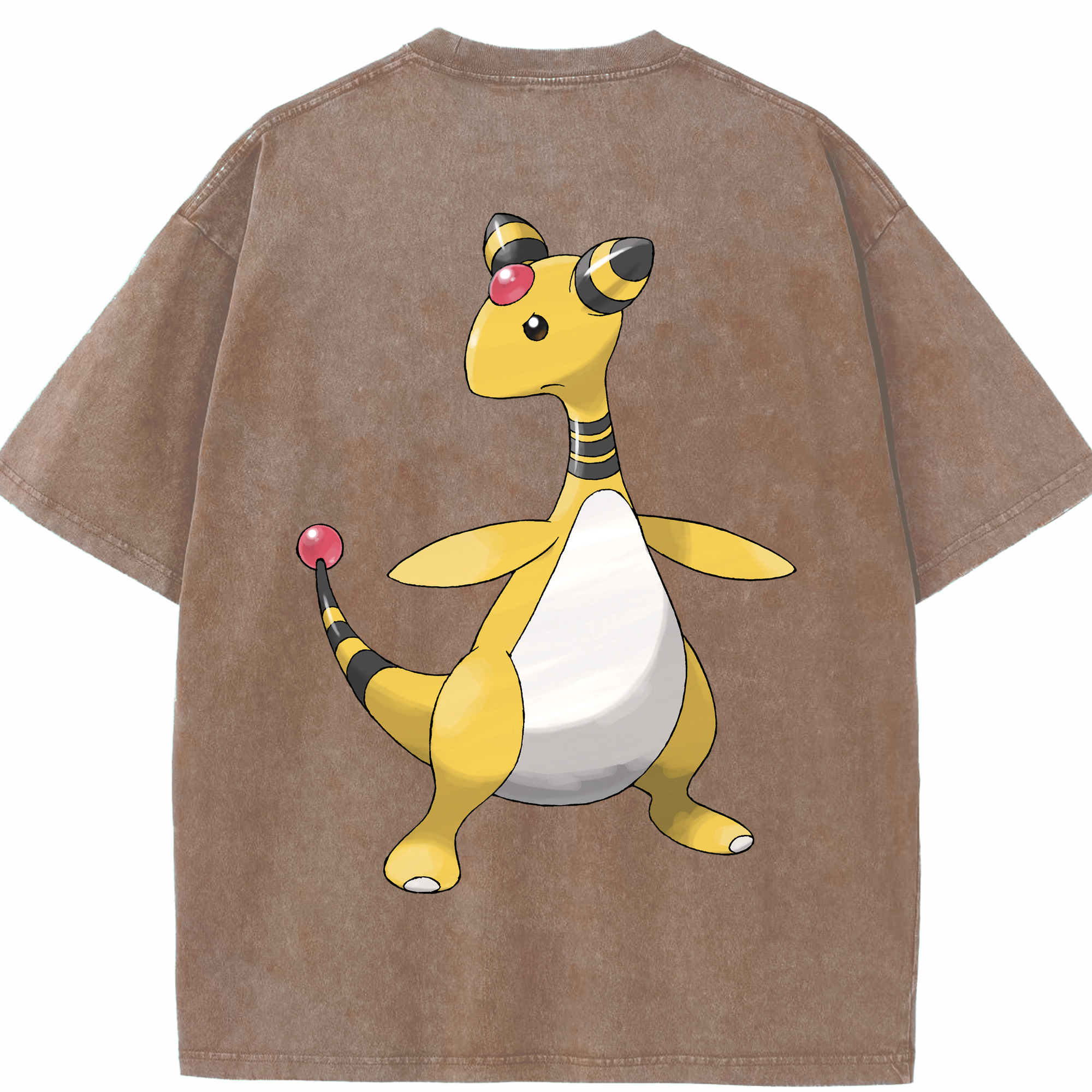 （画像用） ポケットモンスター Pokémon 綿100% ヴィンテージ風 半袖Tシャツ（背面プリント）