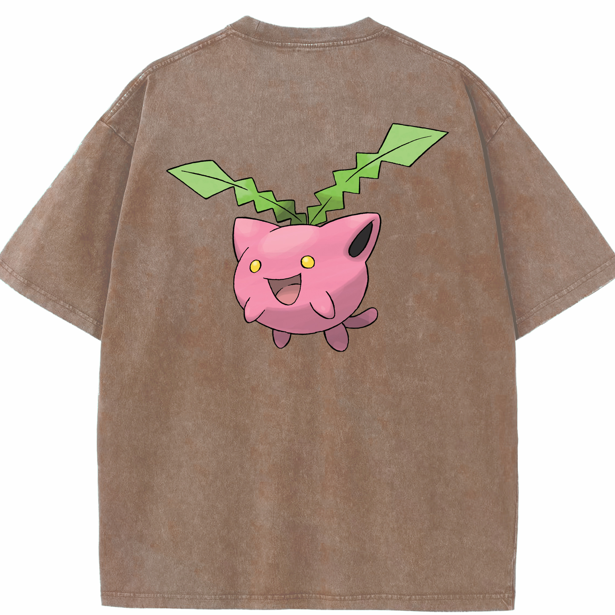 （画像用） ポケットモンスター Pokémon 綿100% ヴィンテージ風 半袖Tシャツ（背面プリント）