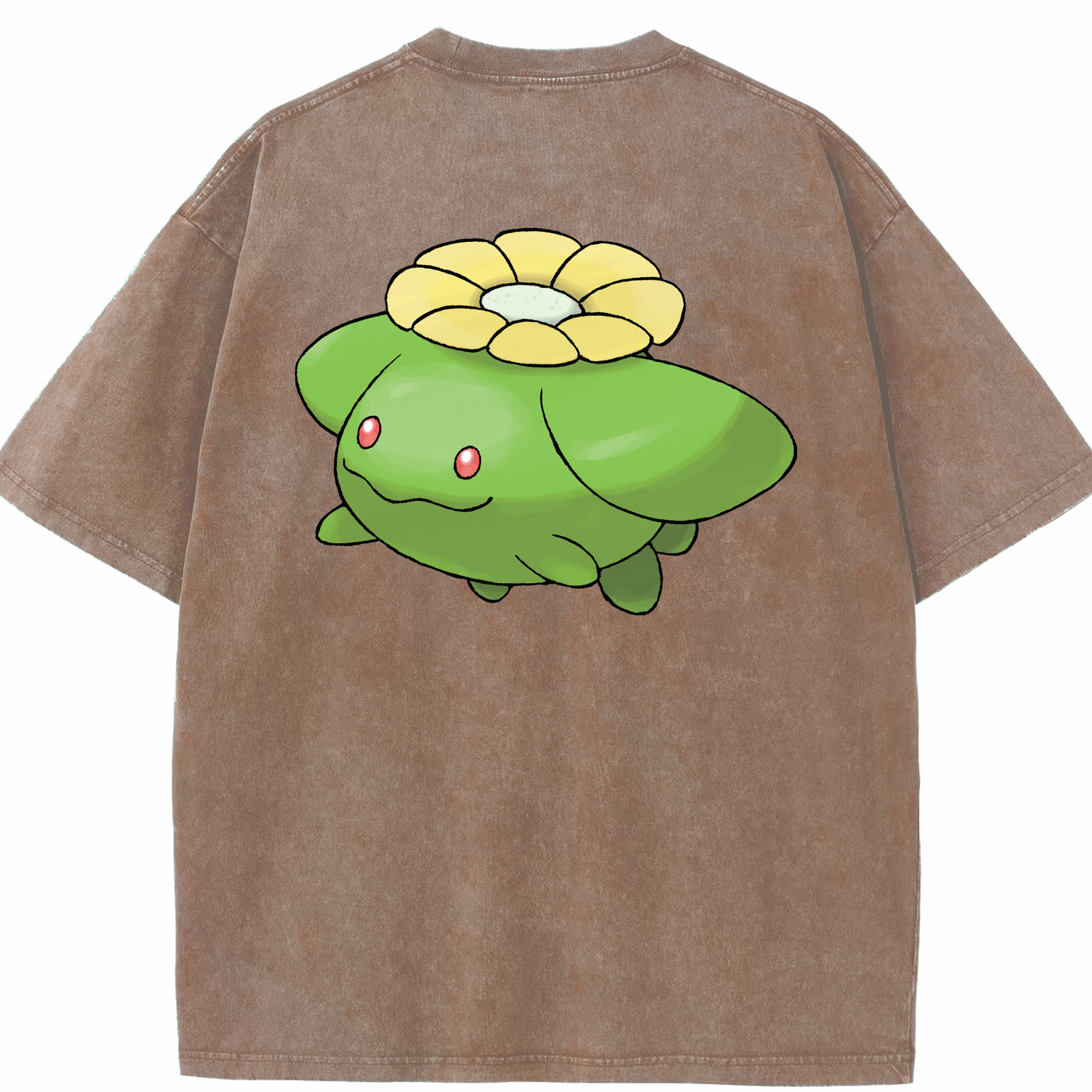 （画像用） ポケットモンスター Pokémon 綿100% ヴィンテージ風 半袖Tシャツ（背面プリント）