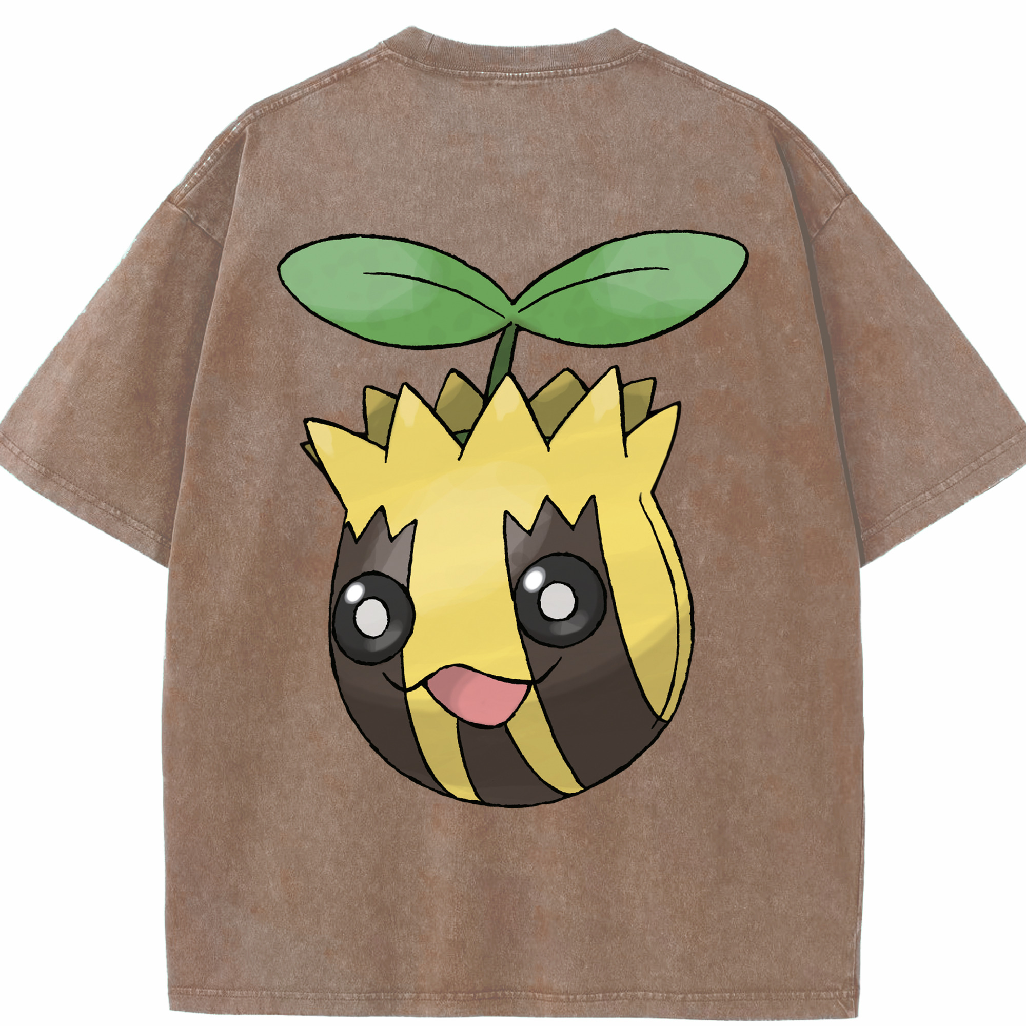 （画像用） ポケットモンスター Pokémon 綿100% ヴィンテージ風 半袖Tシャツ（背面プリント）