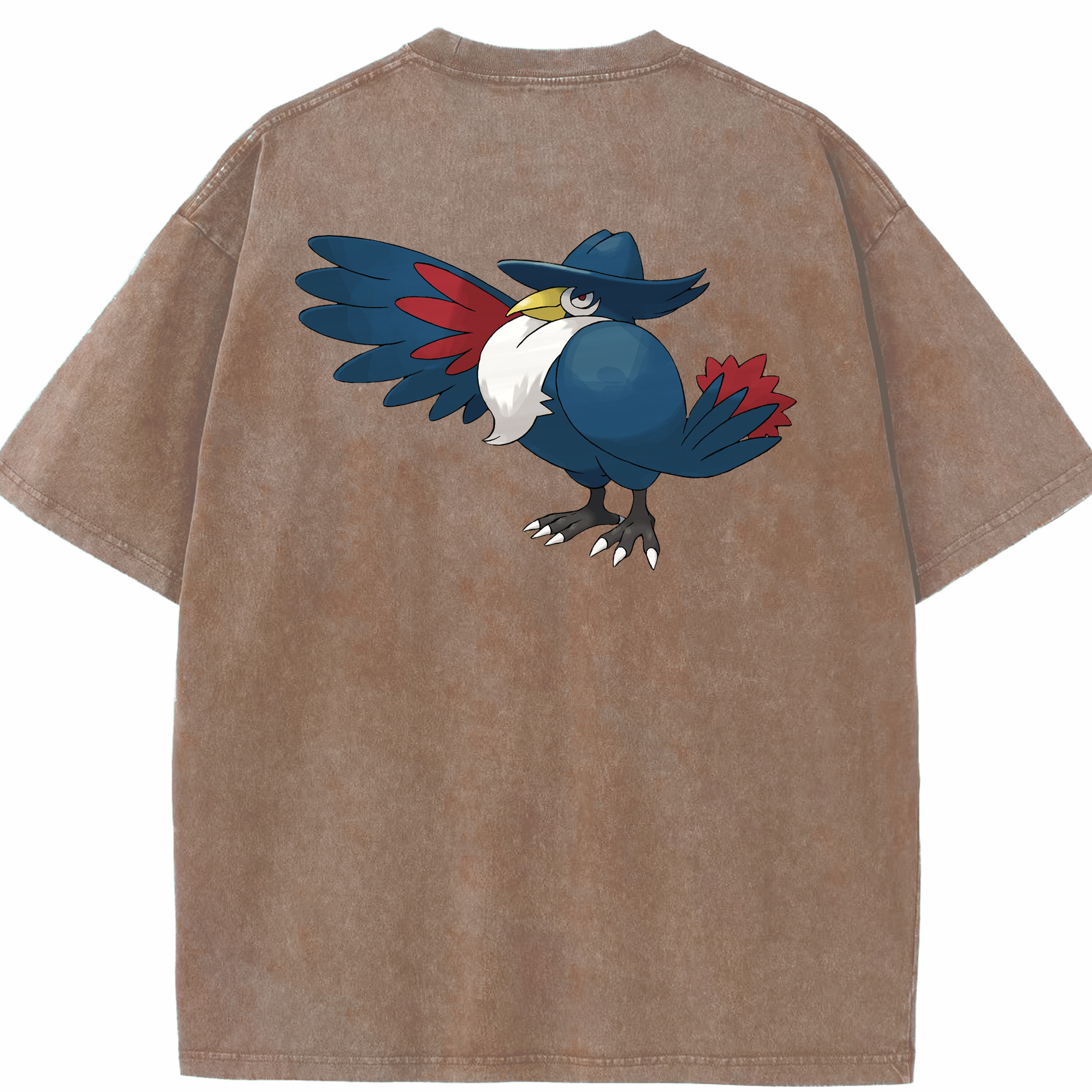 （画像用） ポケットモンスター Pokémon 綿100% ヴィンテージ風 半袖Tシャツ（背面プリント）