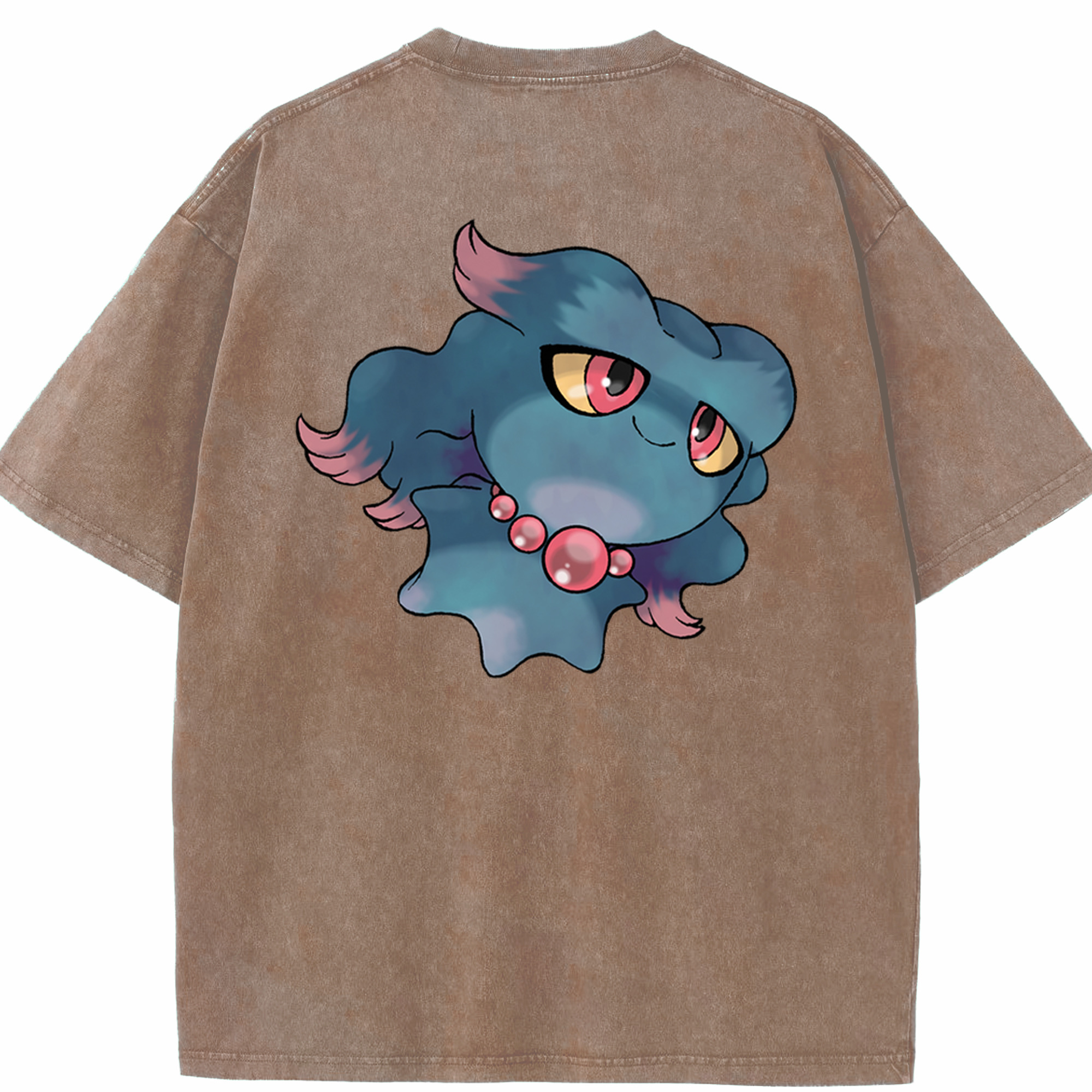 （画像用） ポケットモンスター Pokémon 綿100% ヴィンテージ風 半袖Tシャツ（背面プリント）
