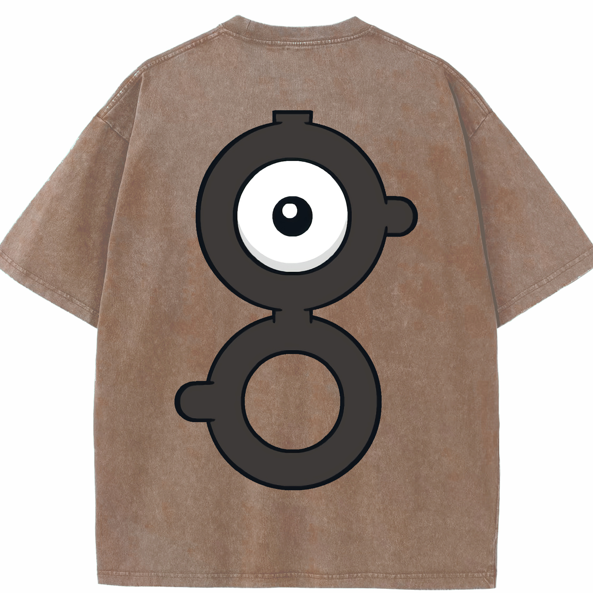 （画像用） ポケットモンスター Pokémon 綿100% ヴィンテージ風 半袖Tシャツ（背面プリント）