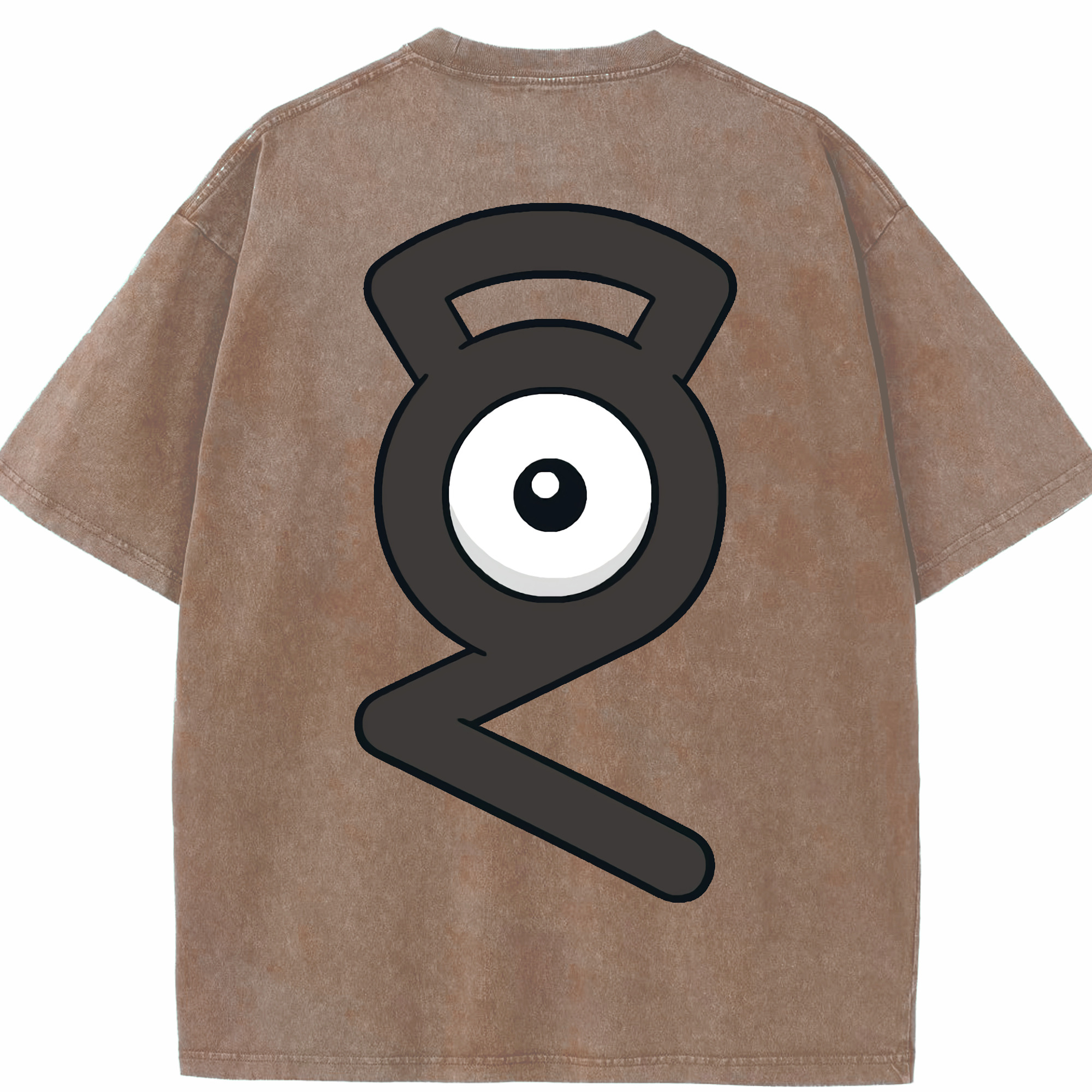 （画像用） ポケットモンスター Pokémon 綿100% ヴィンテージ風 半袖Tシャツ（背面プリント）