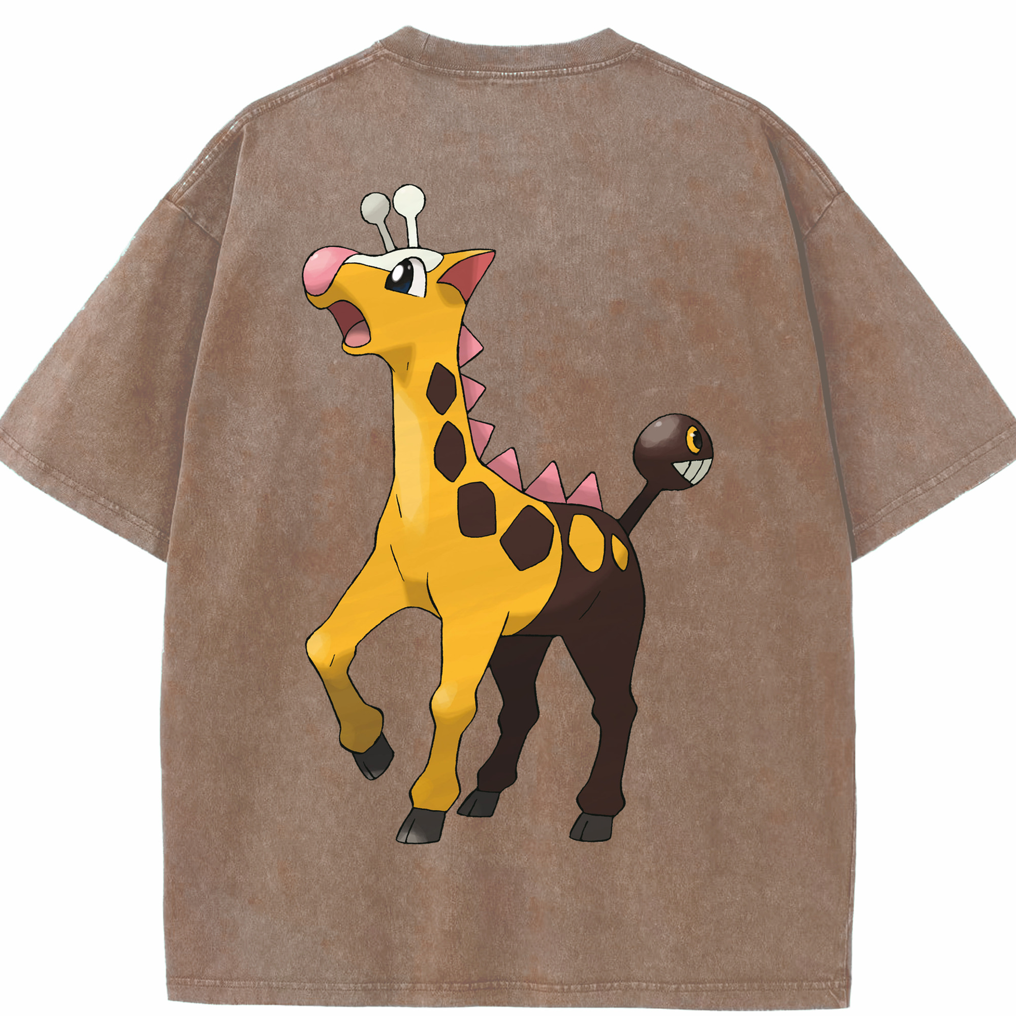（画像用） ポケットモンスター Pokémon 綿100% ヴィンテージ風 半袖Tシャツ（背面プリント）