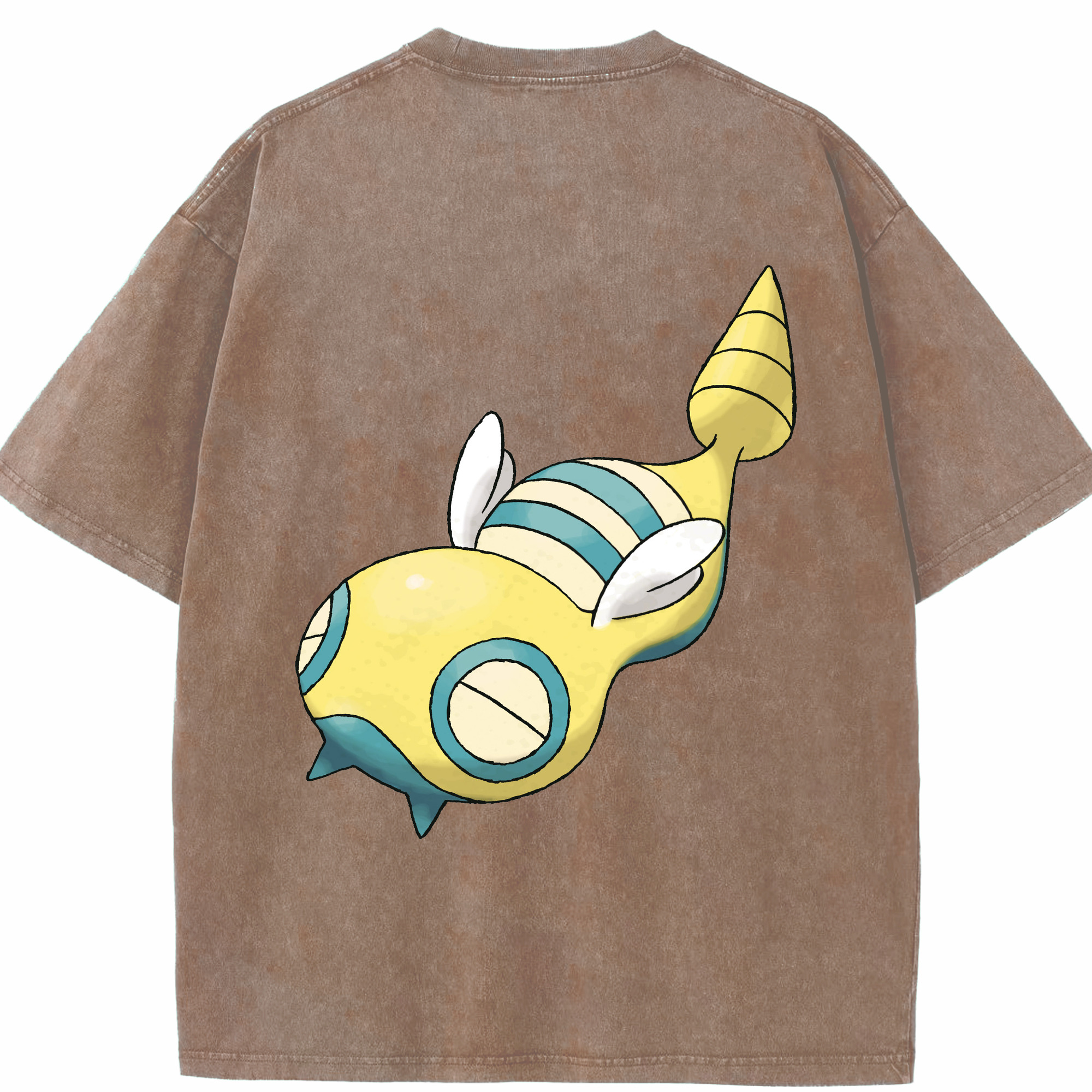 （画像用） ポケットモンスター Pokémon 綿100% ヴィンテージ風 半袖Tシャツ（背面プリント）