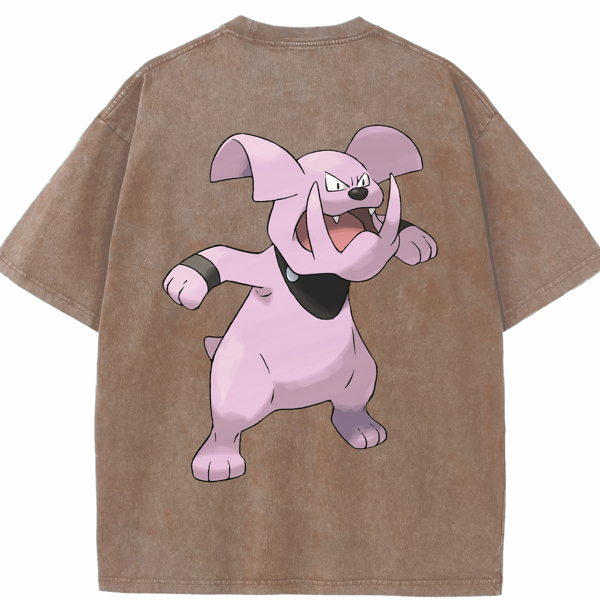 （画像用） ポケットモンスター Pokémon 綿100% ヴィンテージ風 半袖Tシャツ（背面プリント）