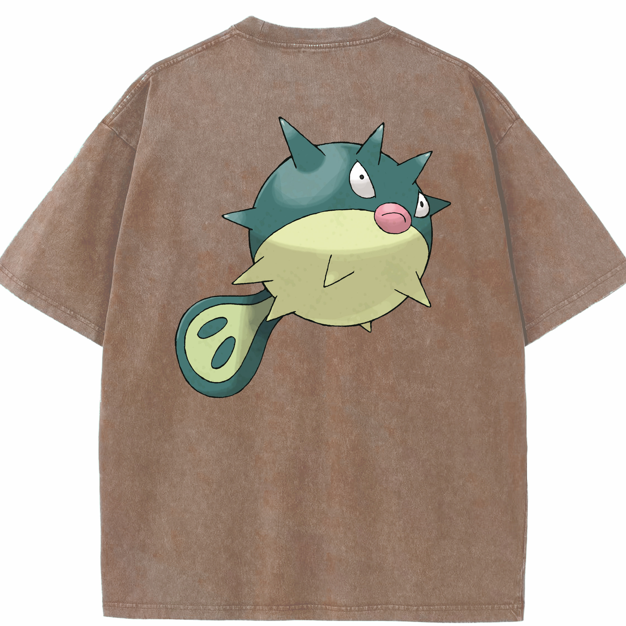 （画像用） ポケットモンスター Pokémon 綿100% ヴィンテージ風 半袖Tシャツ（背面プリント）