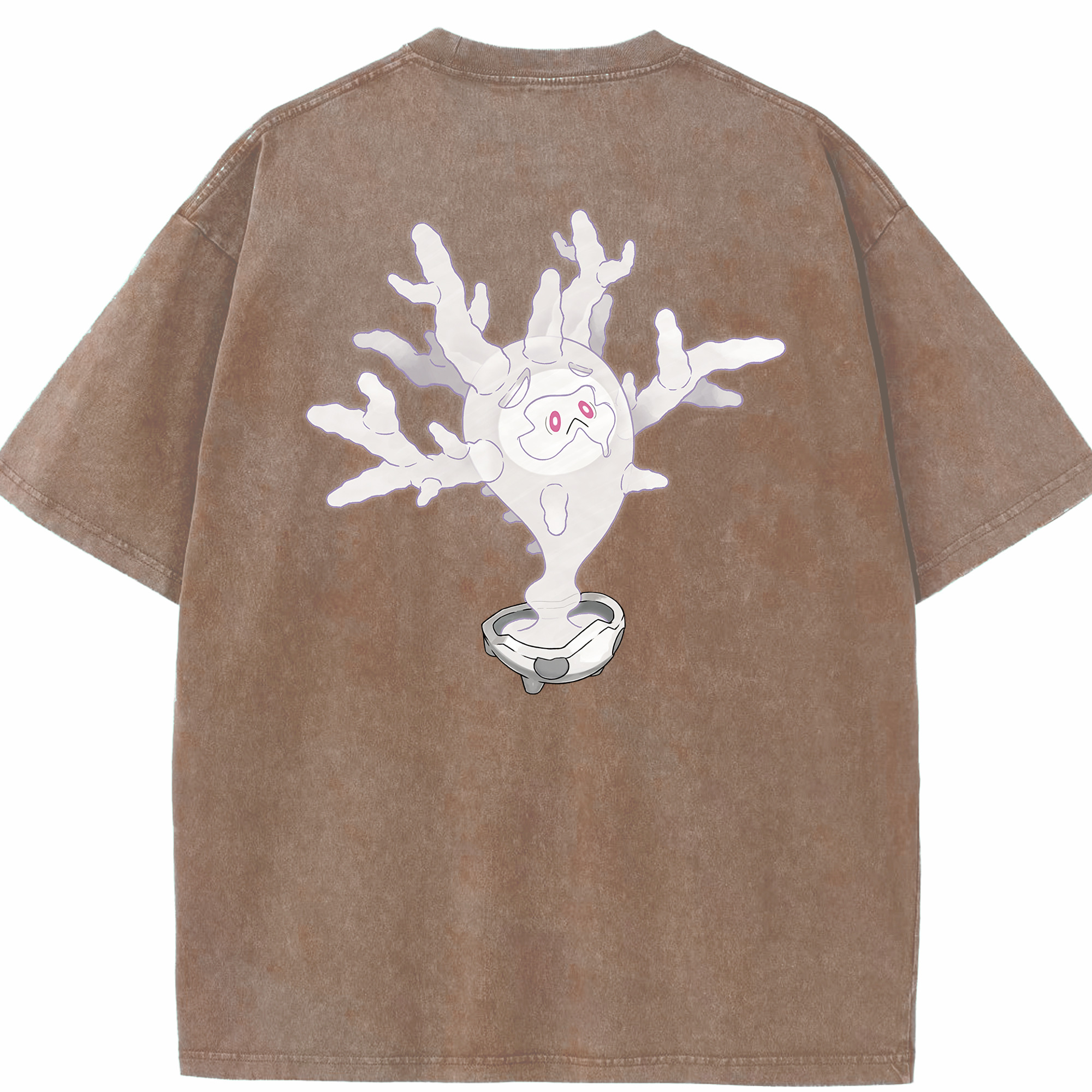 （画像用） ポケットモンスター Pokémon 綿100% ヴィンテージ風 半袖Tシャツ（背面プリント）