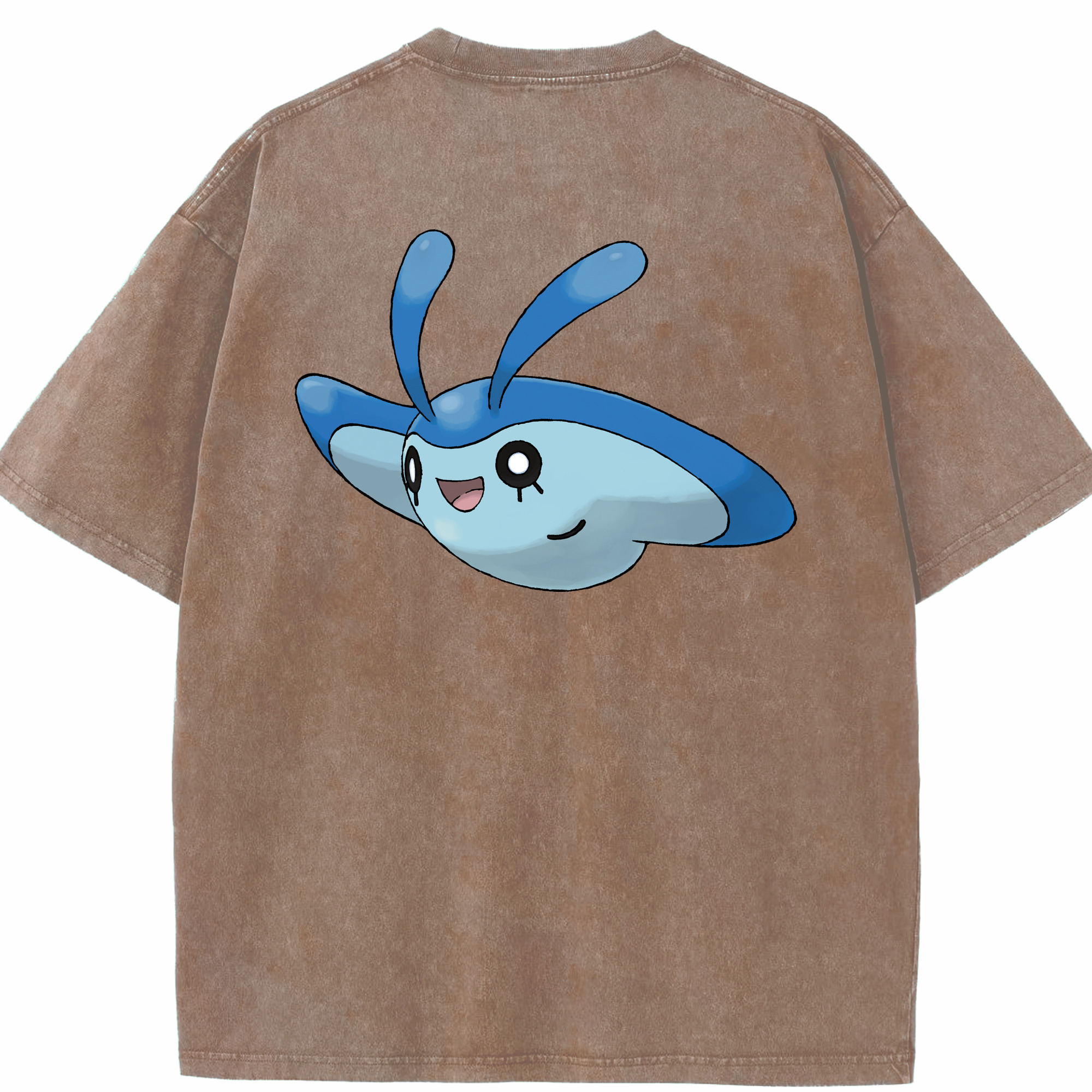 （画像用） ポケットモンスター Pokémon 綿100% ヴィンテージ風 半袖Tシャツ（背面プリント）