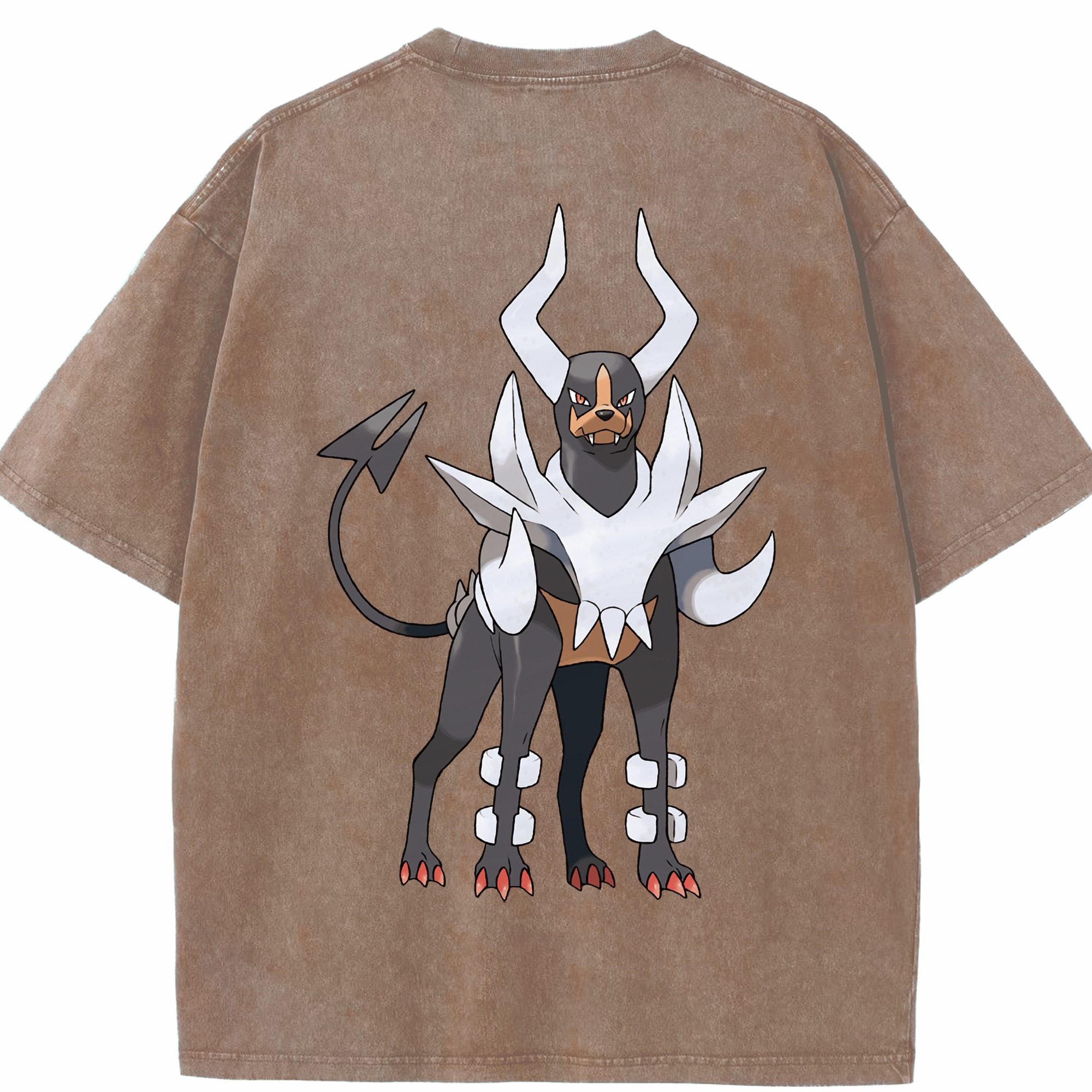 （画像用） ポケットモンスター Pokémon 綿100% ヴィンテージ風 半袖Tシャツ（背面プリント）