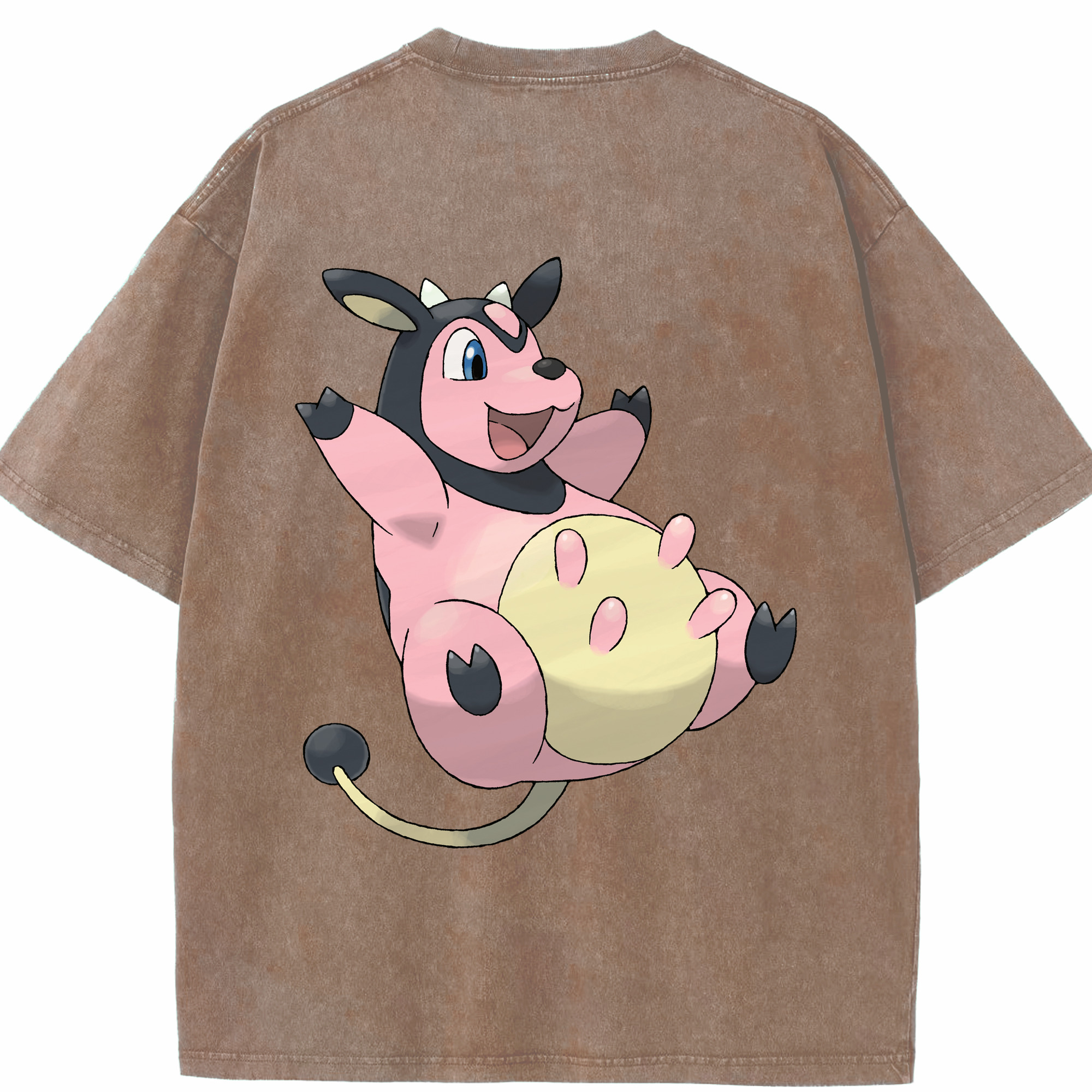 （画像用） ポケットモンスター Pokémon 綿100% ヴィンテージ風 半袖Tシャツ（背面プリント）