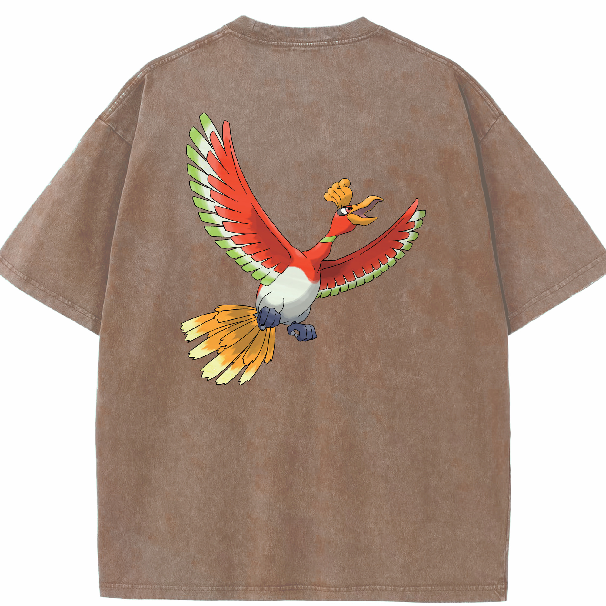 （画像用） ポケットモンスター Pokémon 綿100% ヴィンテージ風 半袖Tシャツ（背面プリント）