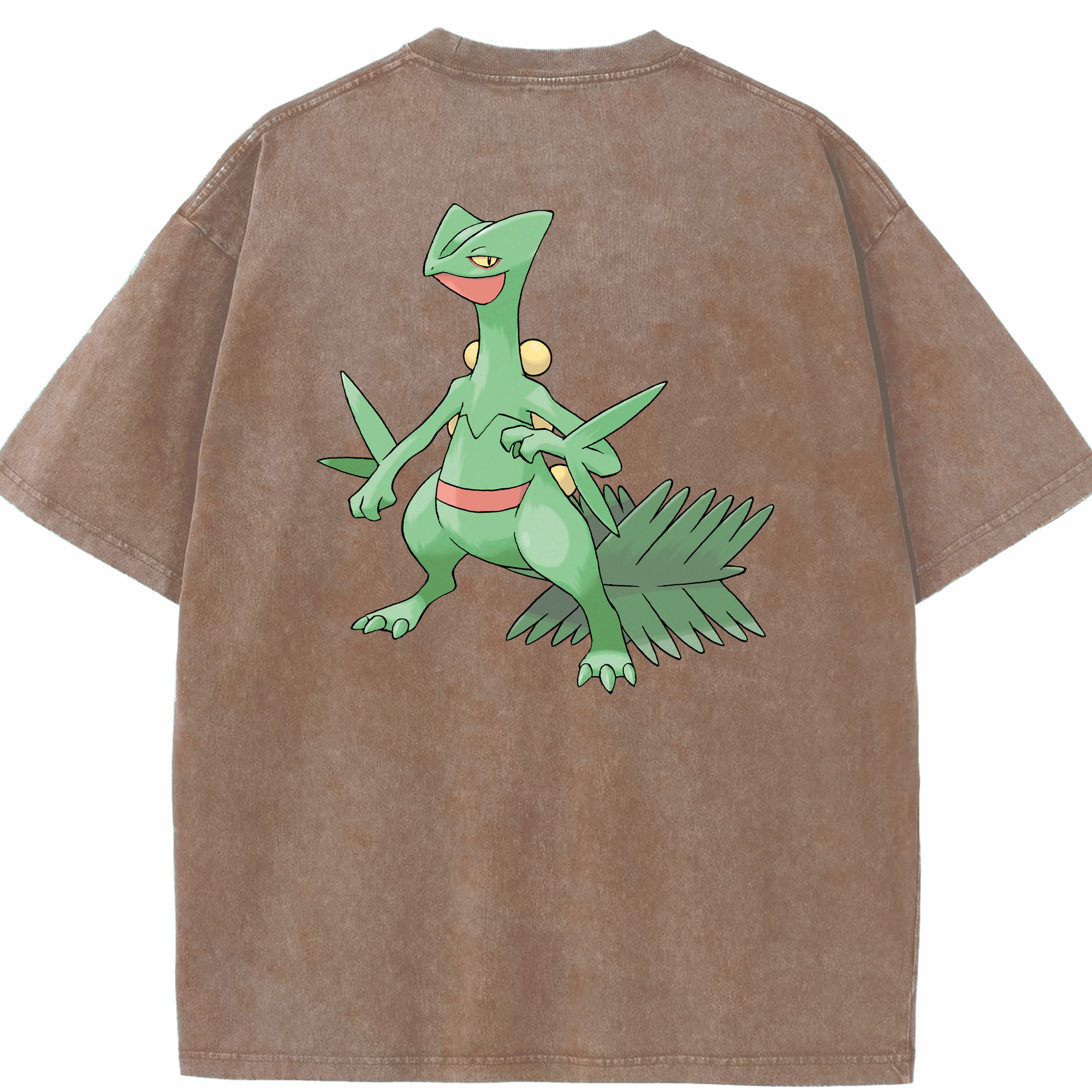 （画像用） ポケットモンスター Pokémon 綿100% ヴィンテージ風 半袖Tシャツ（背面プリント）