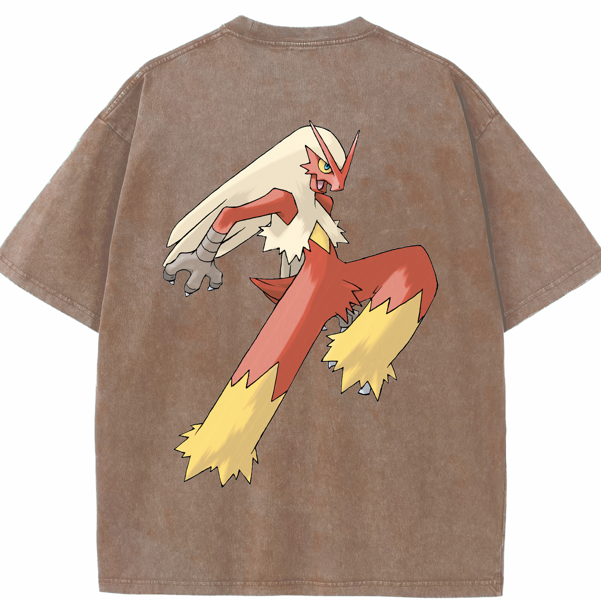 （画像用） ポケットモンスター Pokémon 綿100% ヴィンテージ風 半袖Tシャツ（背面プリント）
