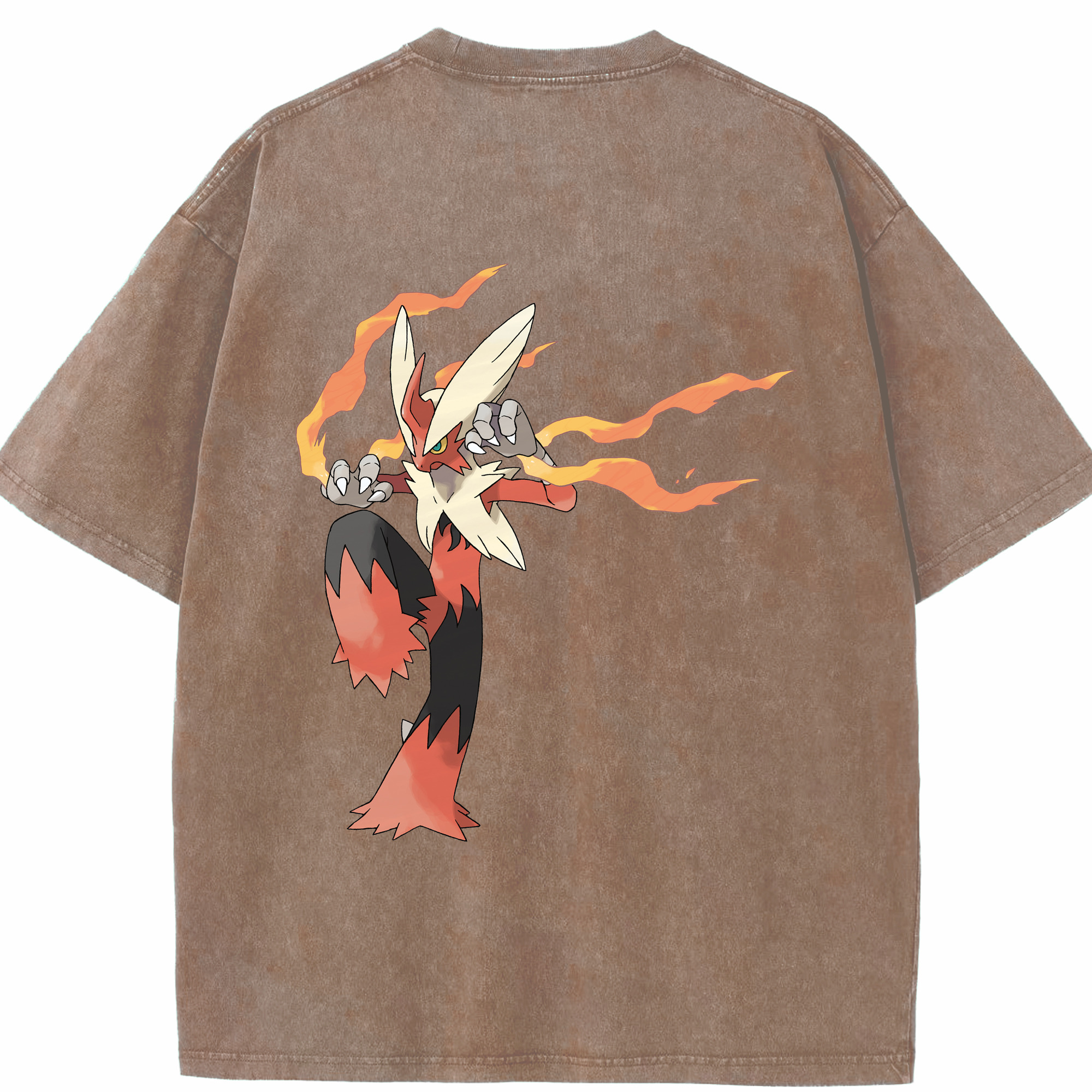 （画像用） ポケットモンスター Pokémon 綿100% ヴィンテージ風 半袖Tシャツ（背面プリント）