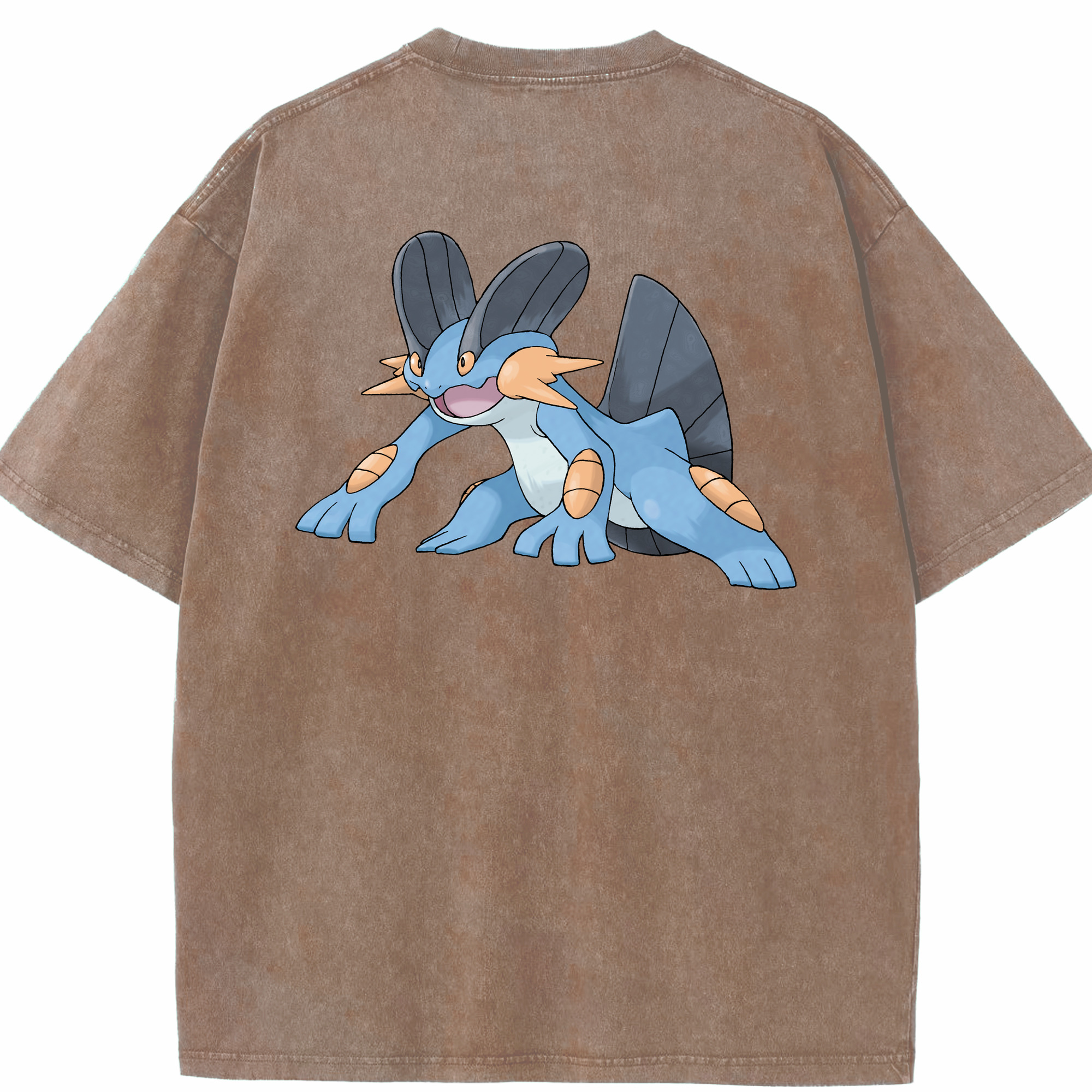 （画像用） ポケットモンスター Pokémon 綿100% ヴィンテージ風 半袖Tシャツ（背面プリント）