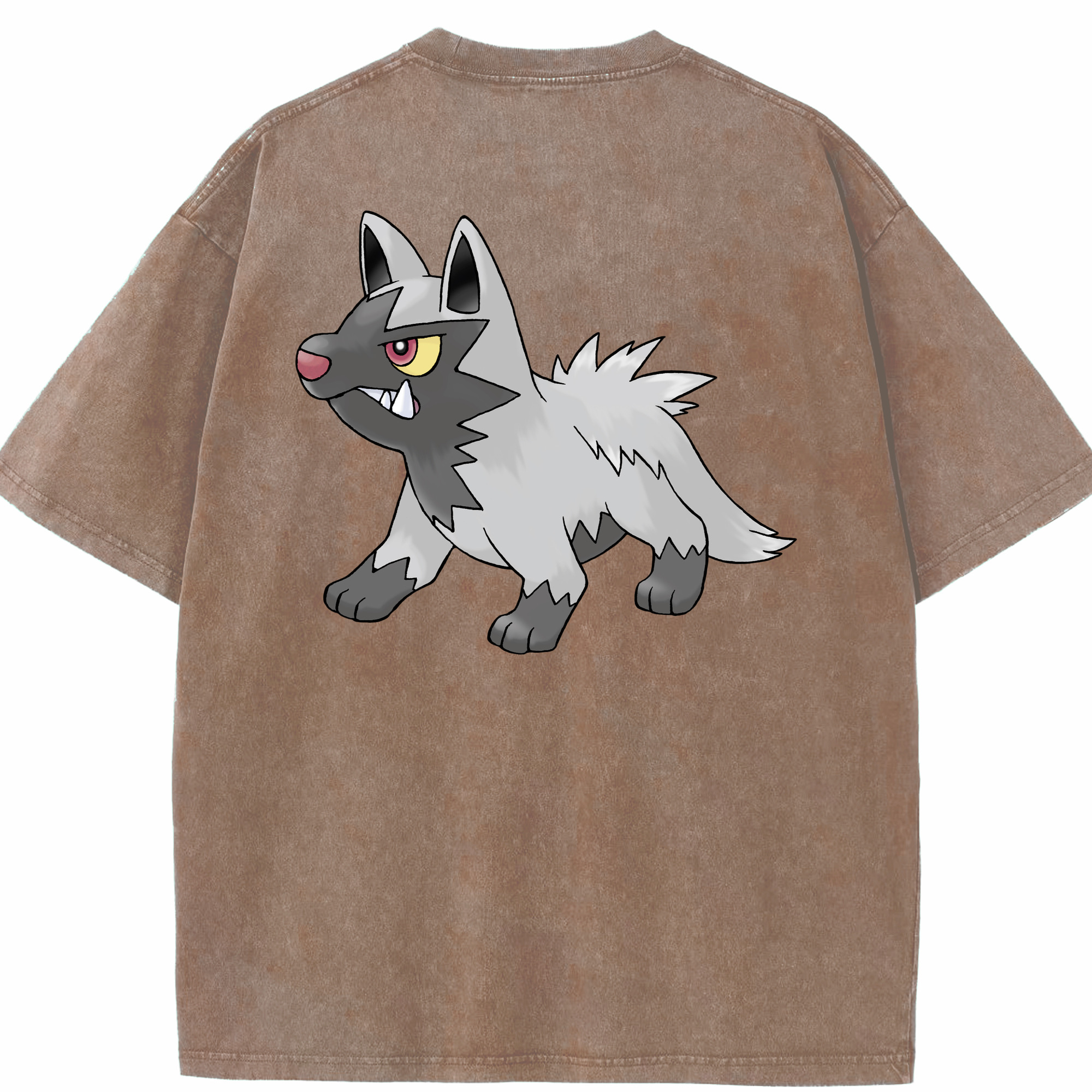 （画像用） ポケットモンスター Pokémon 綿100% ヴィンテージ風 半袖Tシャツ（背面プリント）