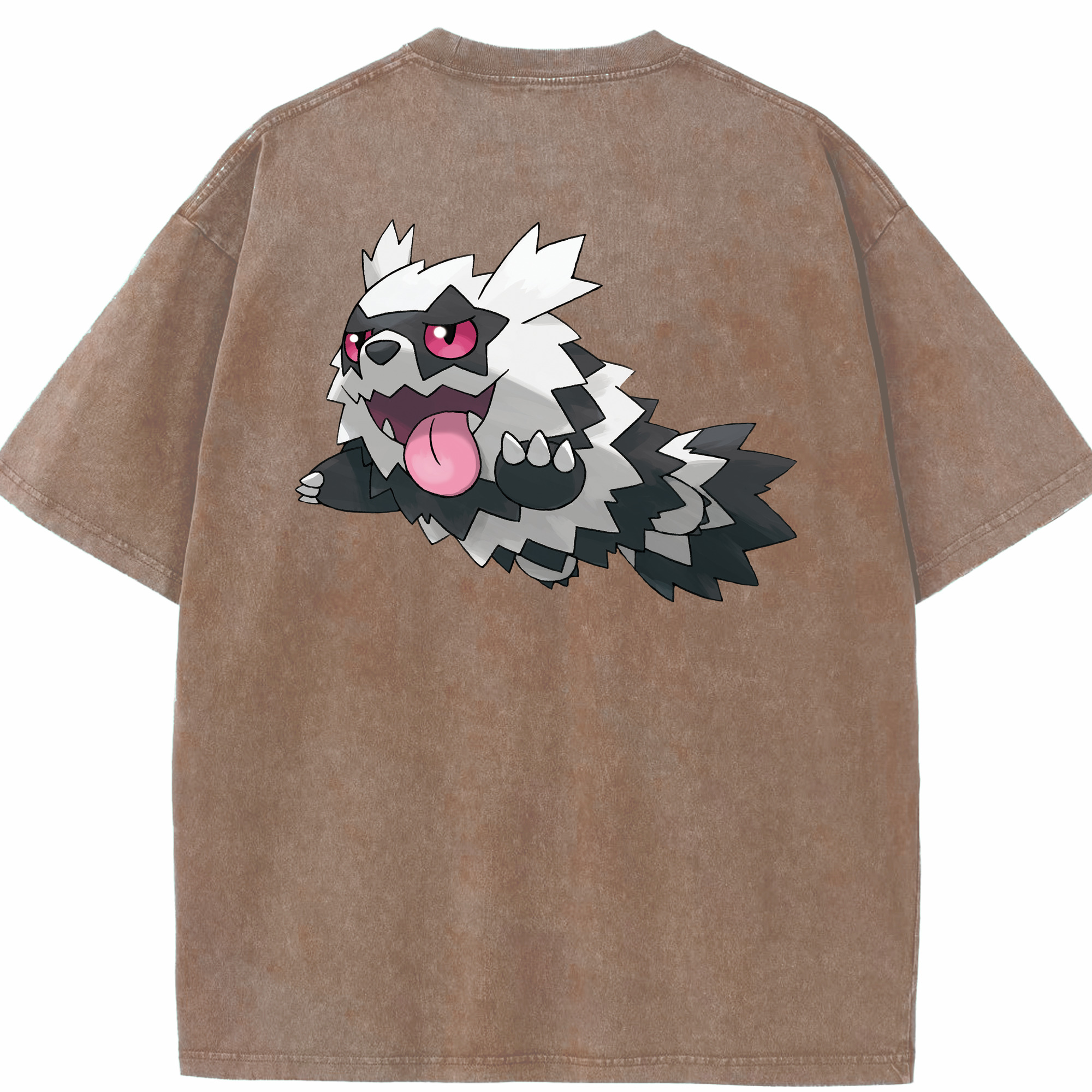 （画像用） ポケットモンスター Pokémon 綿100% ヴィンテージ風 半袖Tシャツ（背面プリント）