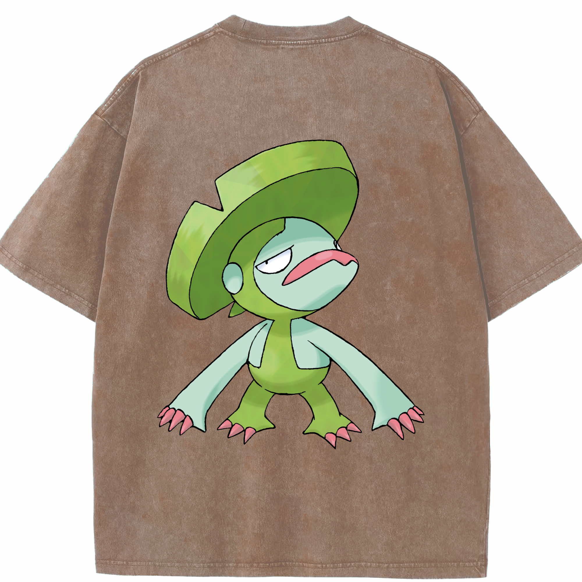（画像用） ポケットモンスター Pokémon 綿100% ヴィンテージ風 半袖Tシャツ（背面プリント）